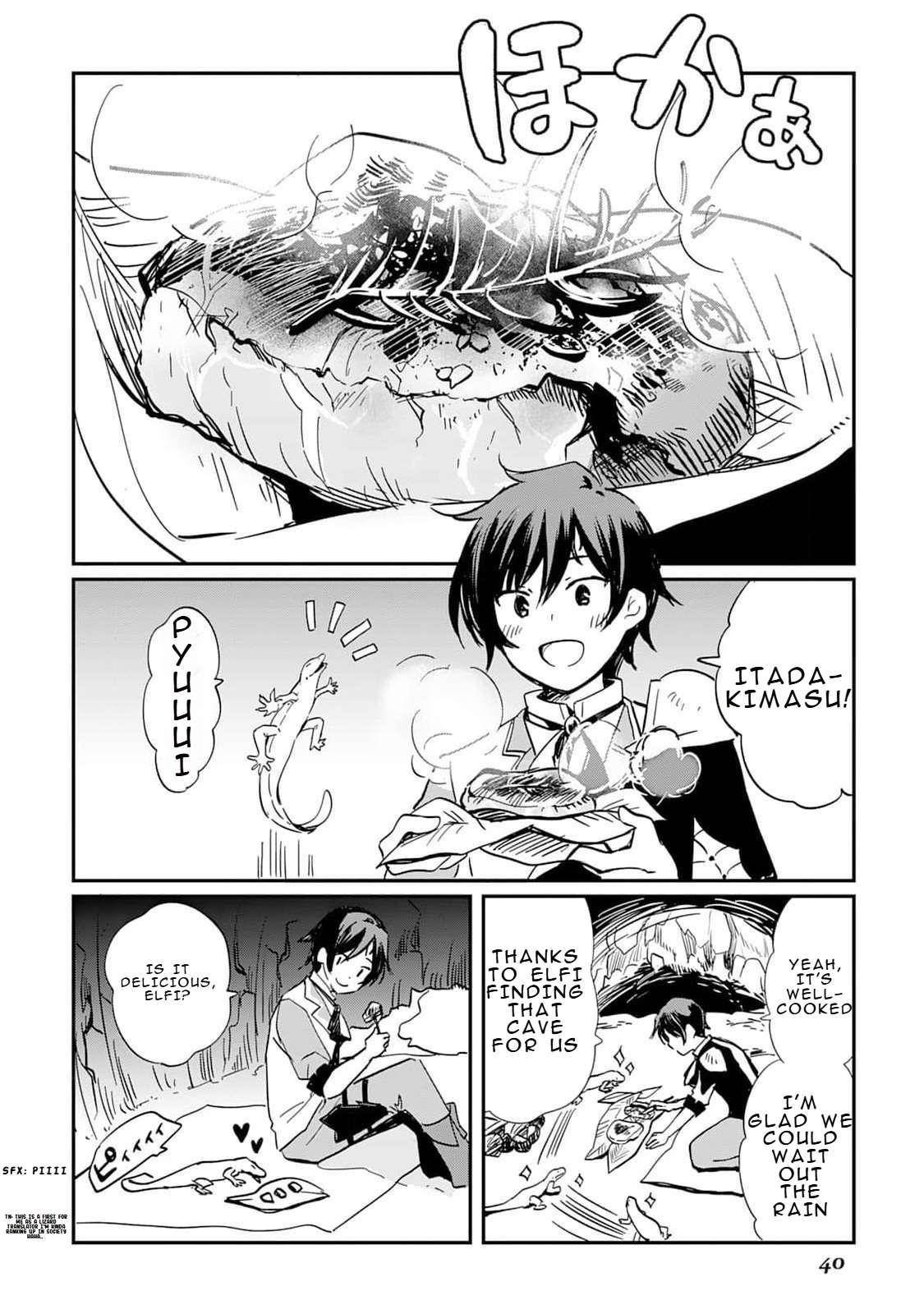 The Sacred Beast Tamer Who Summoned a Lizard (Actually a Divine Dragon), Living a Pioneering Life on the Dragon’s Back Chapter 1 - Page 40 in English