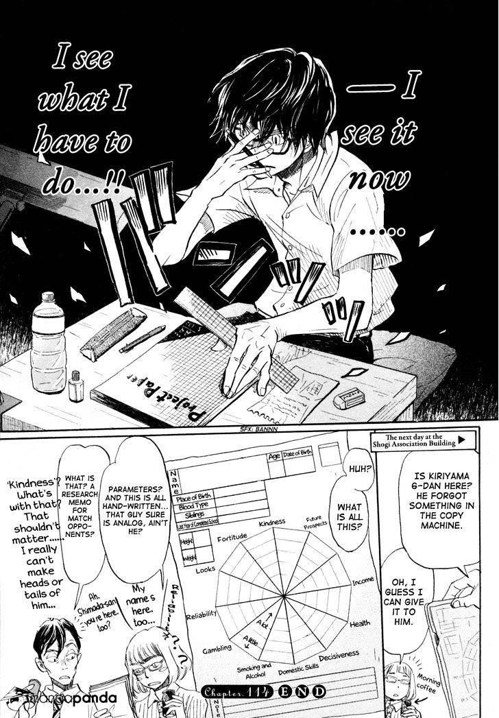 3-gatsu no Lion Chapter 114 - Page 17 in English