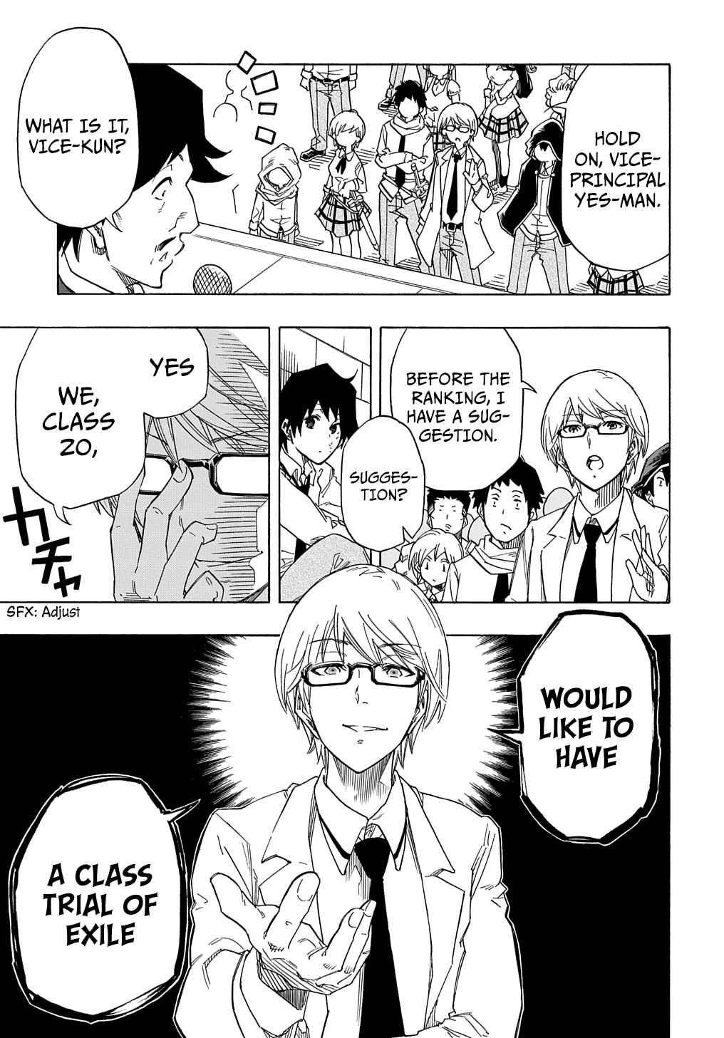 Exiled in a Class Trial for Poor Dexterity Chapter 1 - Page 14 in English