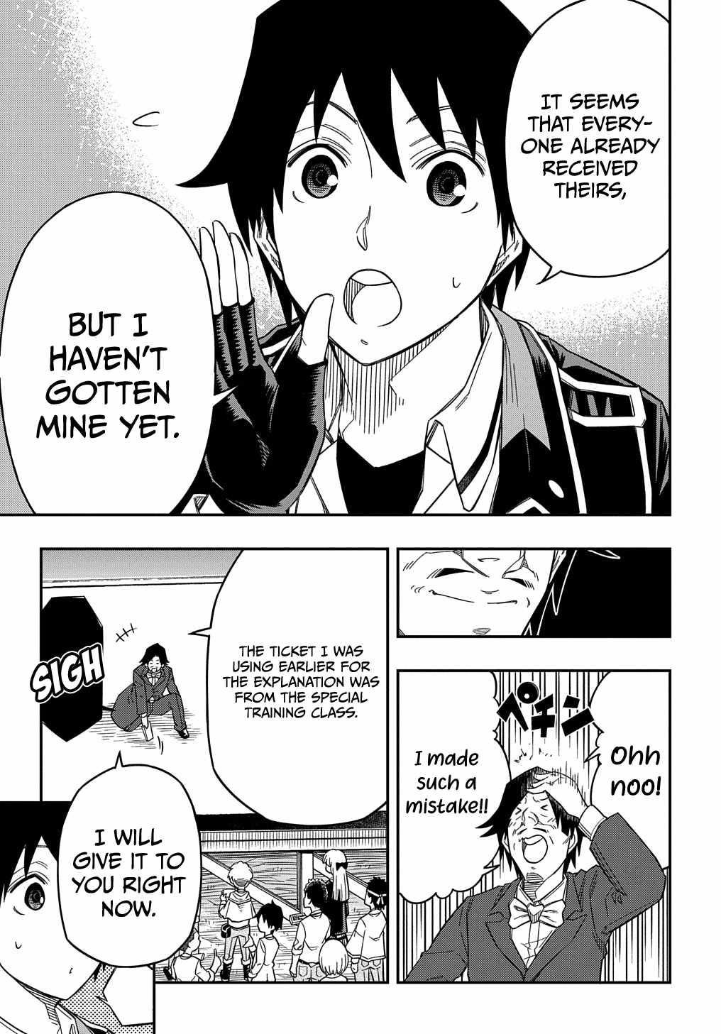 Exiled in a Class Trial for Poor Dexterity Chapter 22 - Page 21 in English