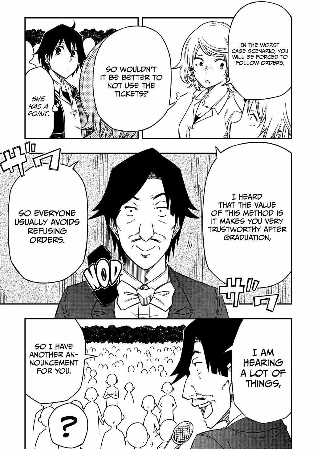 Exiled in a Class Trial for Poor Dexterity Chapter 22 - Page 7 in English