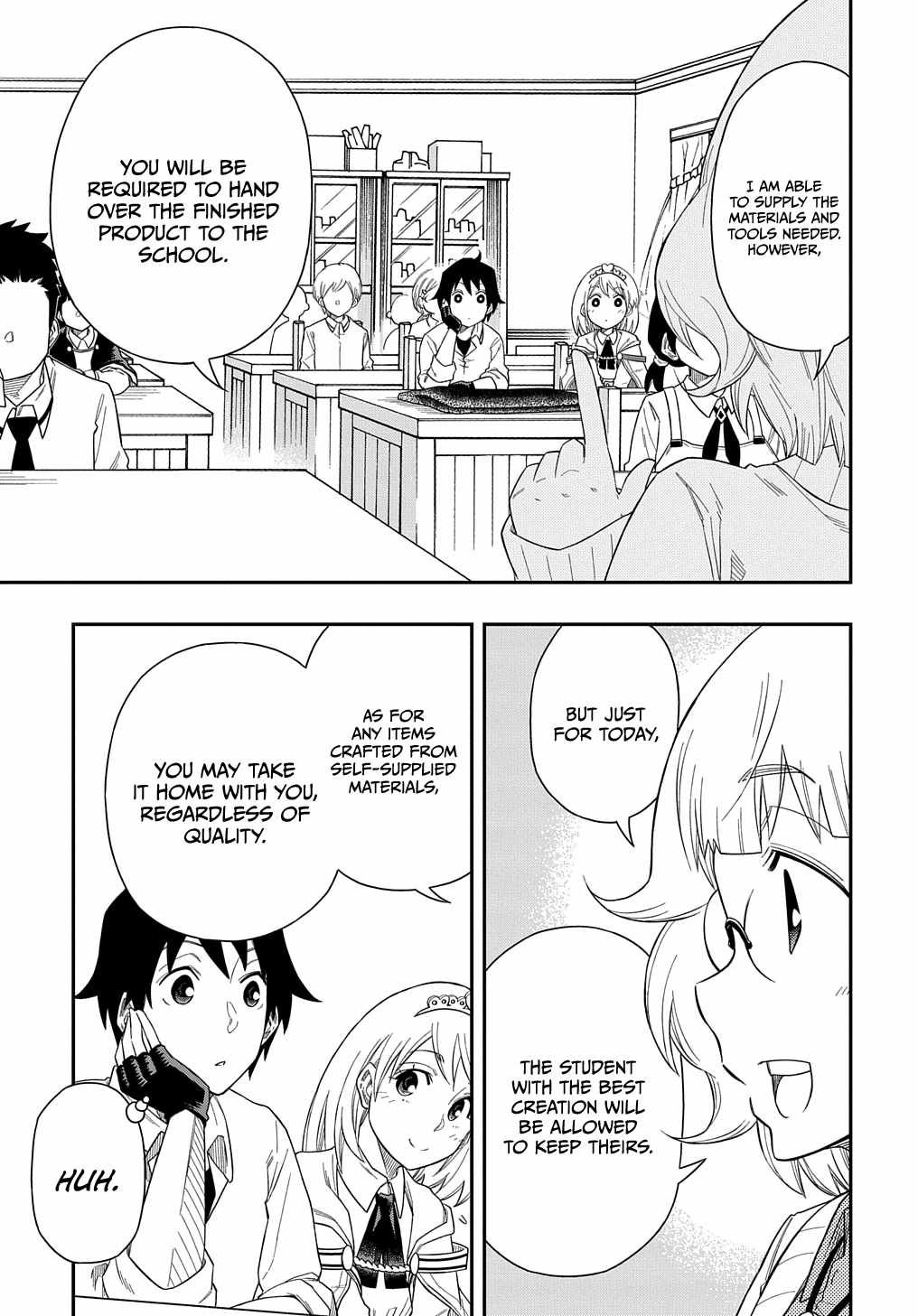 Exiled in a Class Trial for Poor Dexterity Chapter 7 - Page 15 in English