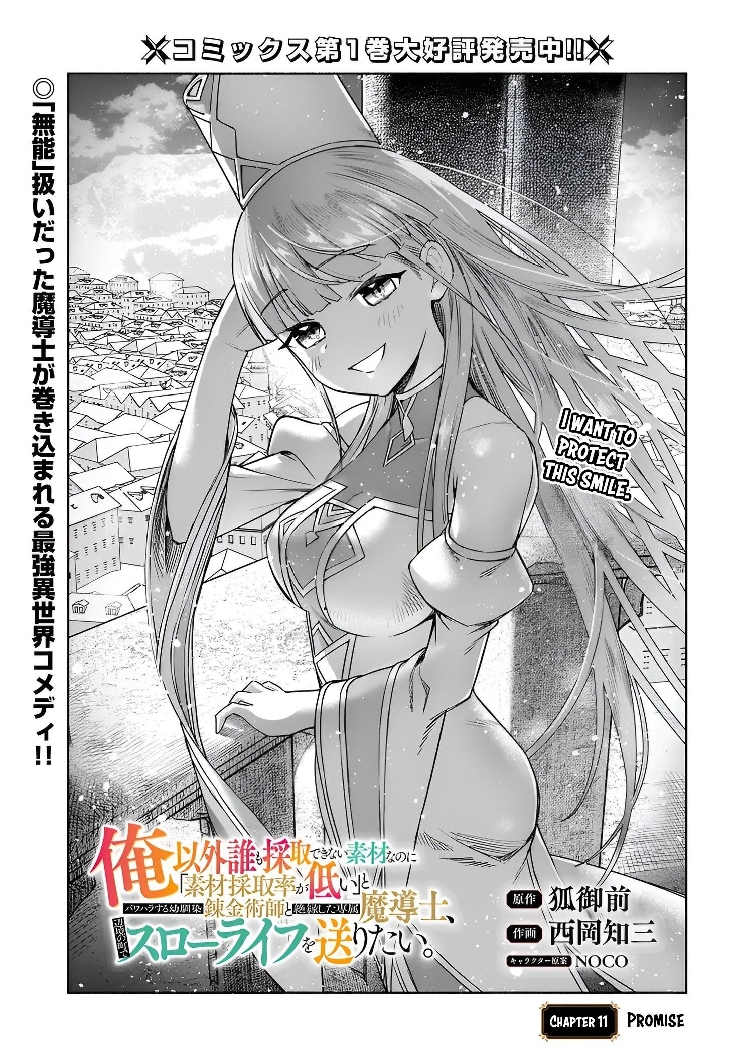 The Assistant Mage Parts Ways With His Power Abusive Alchemist Childhood Friend and His Being Told to Have “Low Chance of Gathering Materials,” and Wants to Start a Slow Life at a Town in the Remote Region Chapter 11 - Page 1 in English