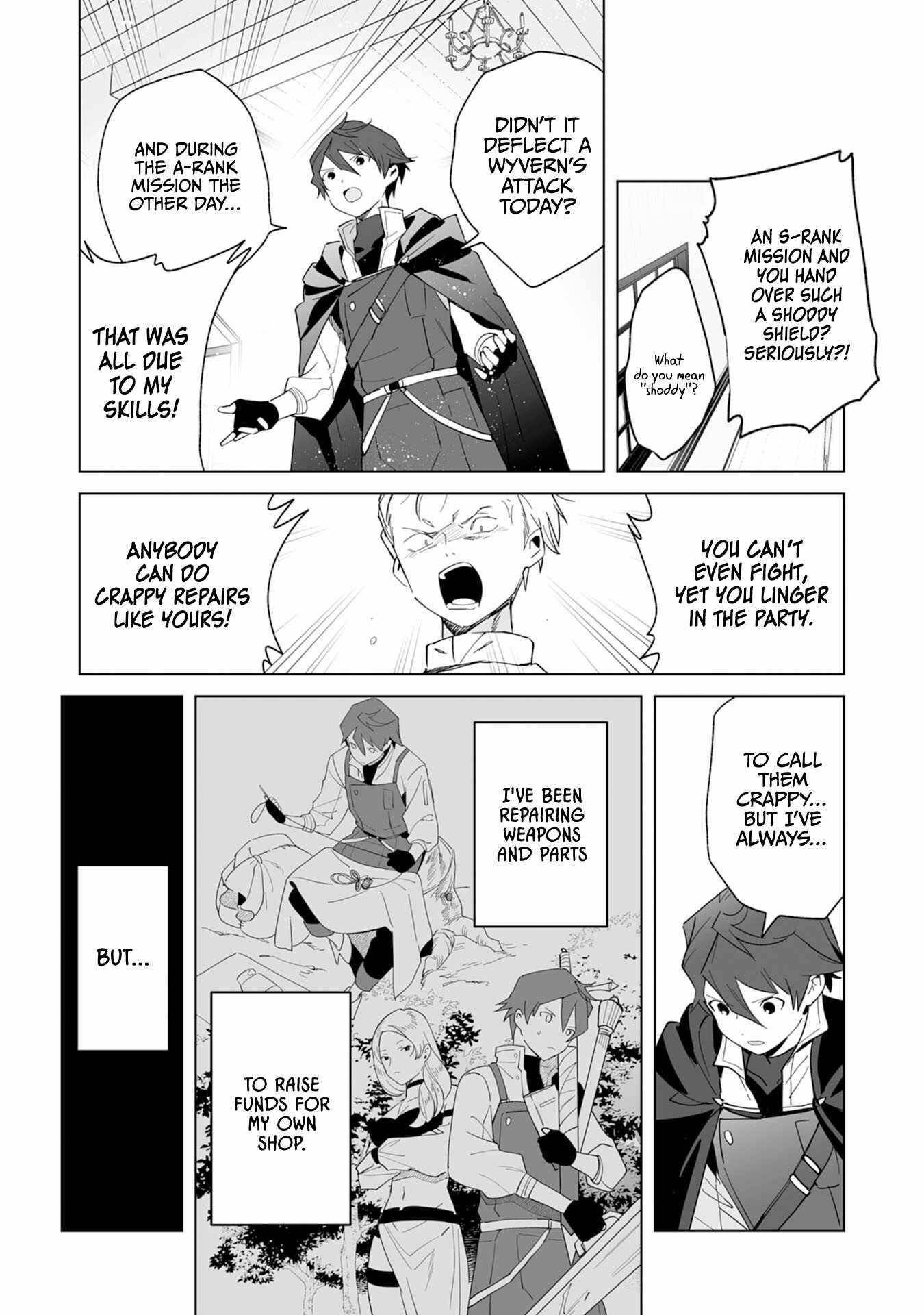 The Ex-janitor Who Was Expelled, Became Known as the “Greatest Repairman” With His Exceptional Skills – Requests From SSS Rank Parties and Royalty Don’t Stop Coming Chapter 1 - Page 5 in English