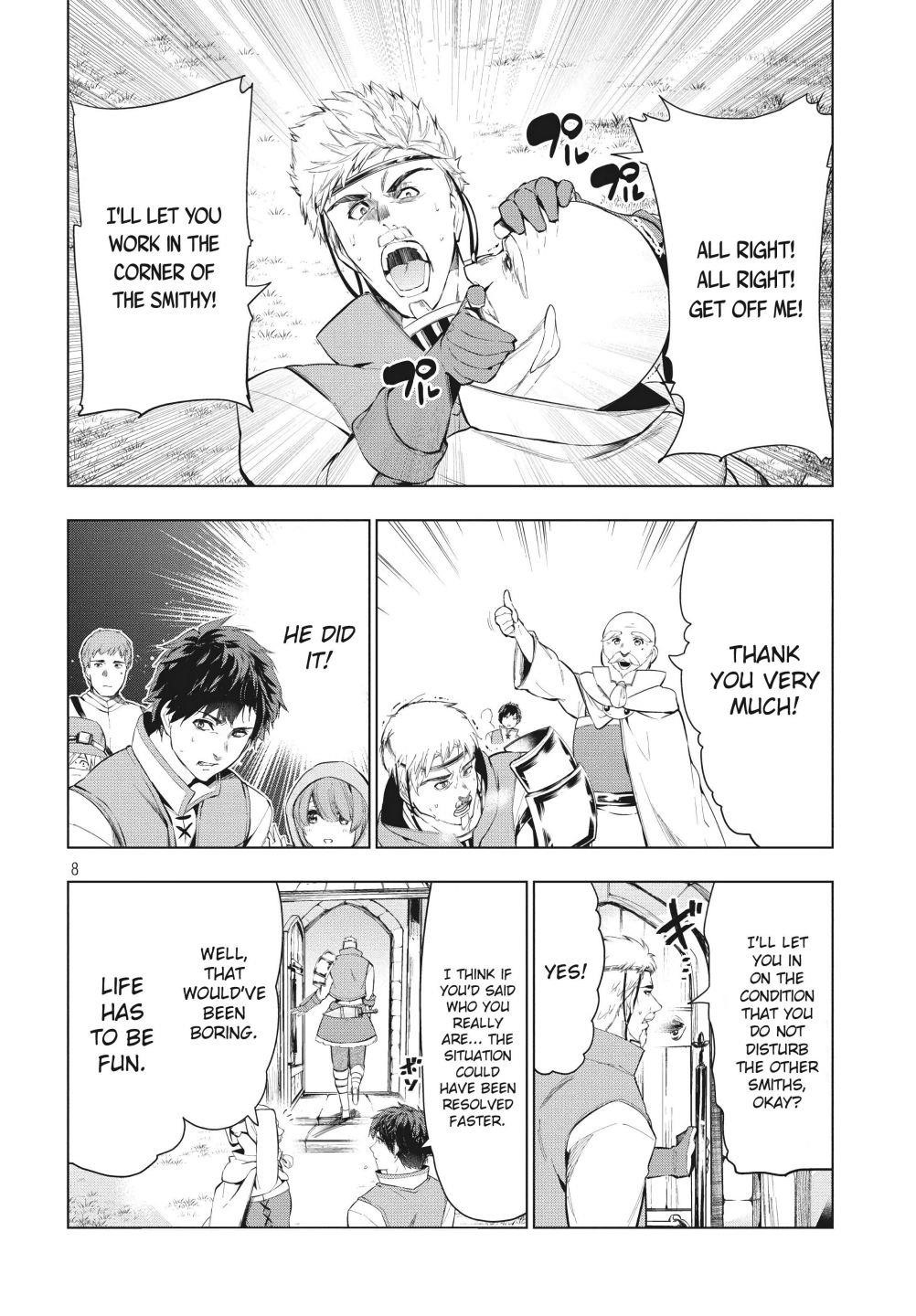 The Slow Second Life of a Dismissed Dark Soldier (age 30) Chapter 10.1 - Page 8 in English