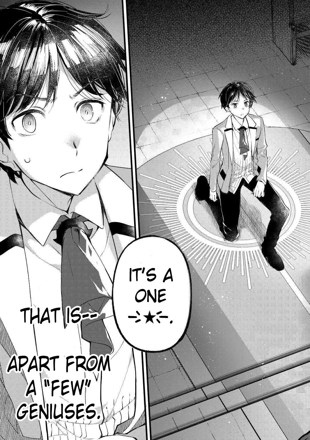 Ochikobore “1” Mahou Tsukai wa, Kyou mo Muishiki ni Cheat wo Tsukau Chapter 1 - Page 3 in English