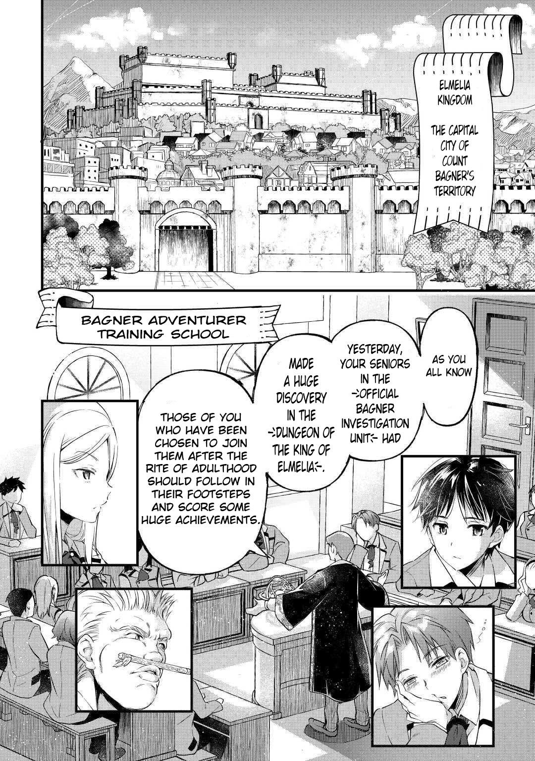Ochikobore “1” Mahou Tsukai wa, Kyou mo Muishiki ni Cheat wo Tsukau Chapter 1 - Page 4 in English
