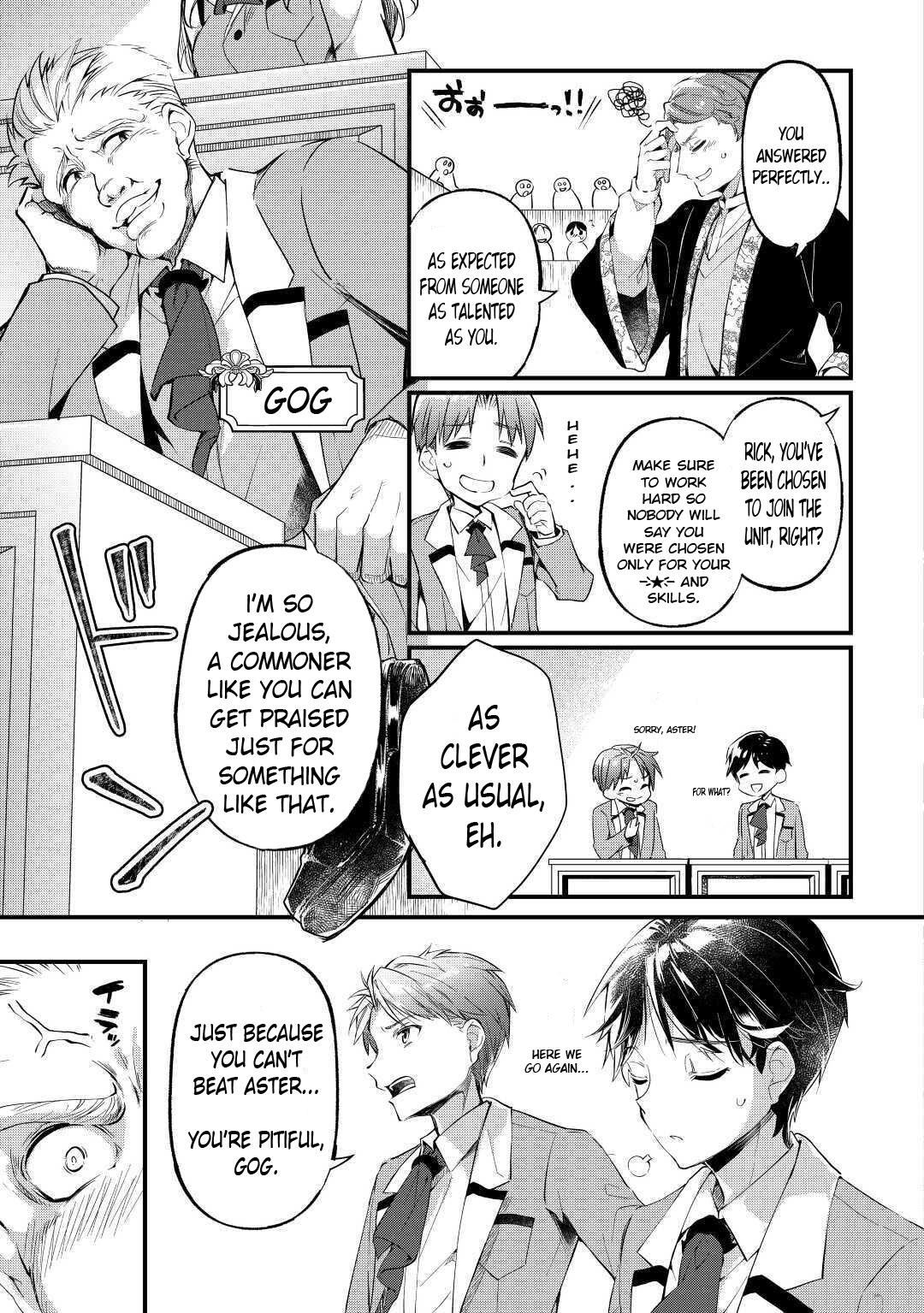 Ochikobore “1” Mahou Tsukai wa, Kyou mo Muishiki ni Cheat wo Tsukau Chapter 1 - Page 7 in English