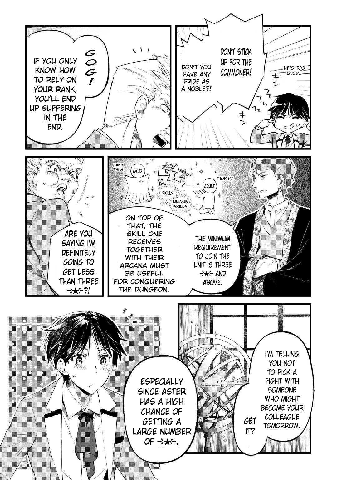 Ochikobore “1” Mahou Tsukai wa, Kyou mo Muishiki ni Cheat wo Tsukau Chapter 1 - Page 8 in English
