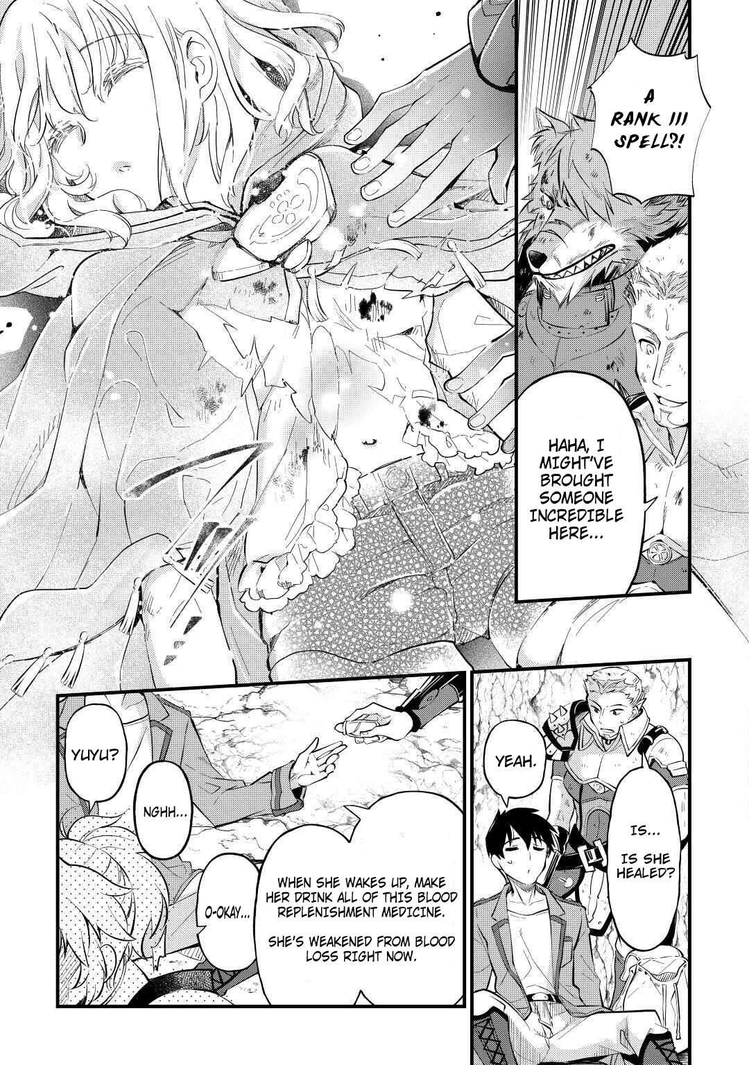 Ochikobore “1” Mahou Tsukai wa, Kyou mo Muishiki ni Cheat wo Tsukau Chapter 2 - Page 13 in English