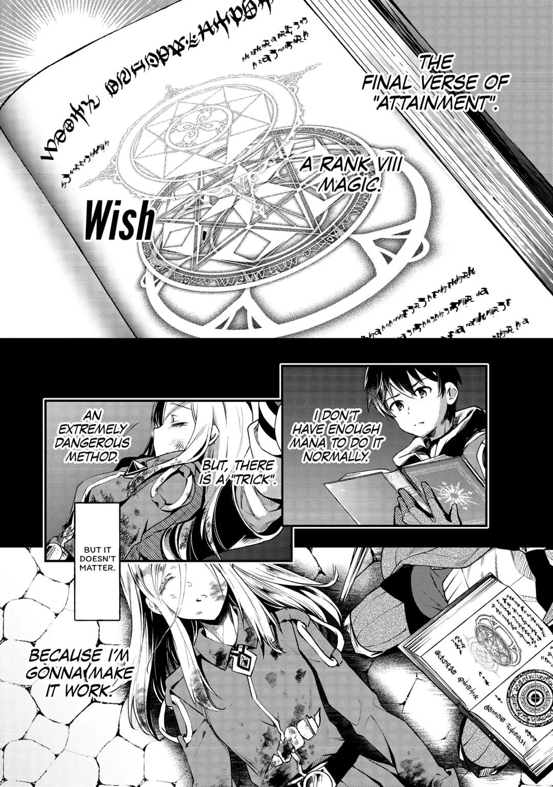 Ochikobore “1” Mahou Tsukai wa, Kyou mo Muishiki ni Cheat wo Tsukau Chapter 27 - Page 5 in English
