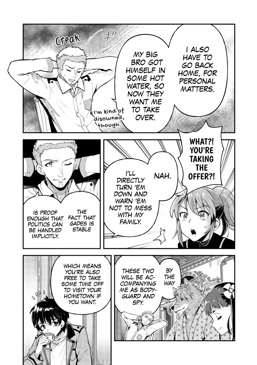 Ochikobore “1” Mahou Tsukai wa, Kyou mo Muishiki ni Cheat wo Tsukau Chapter 30 - Page 9 in English
