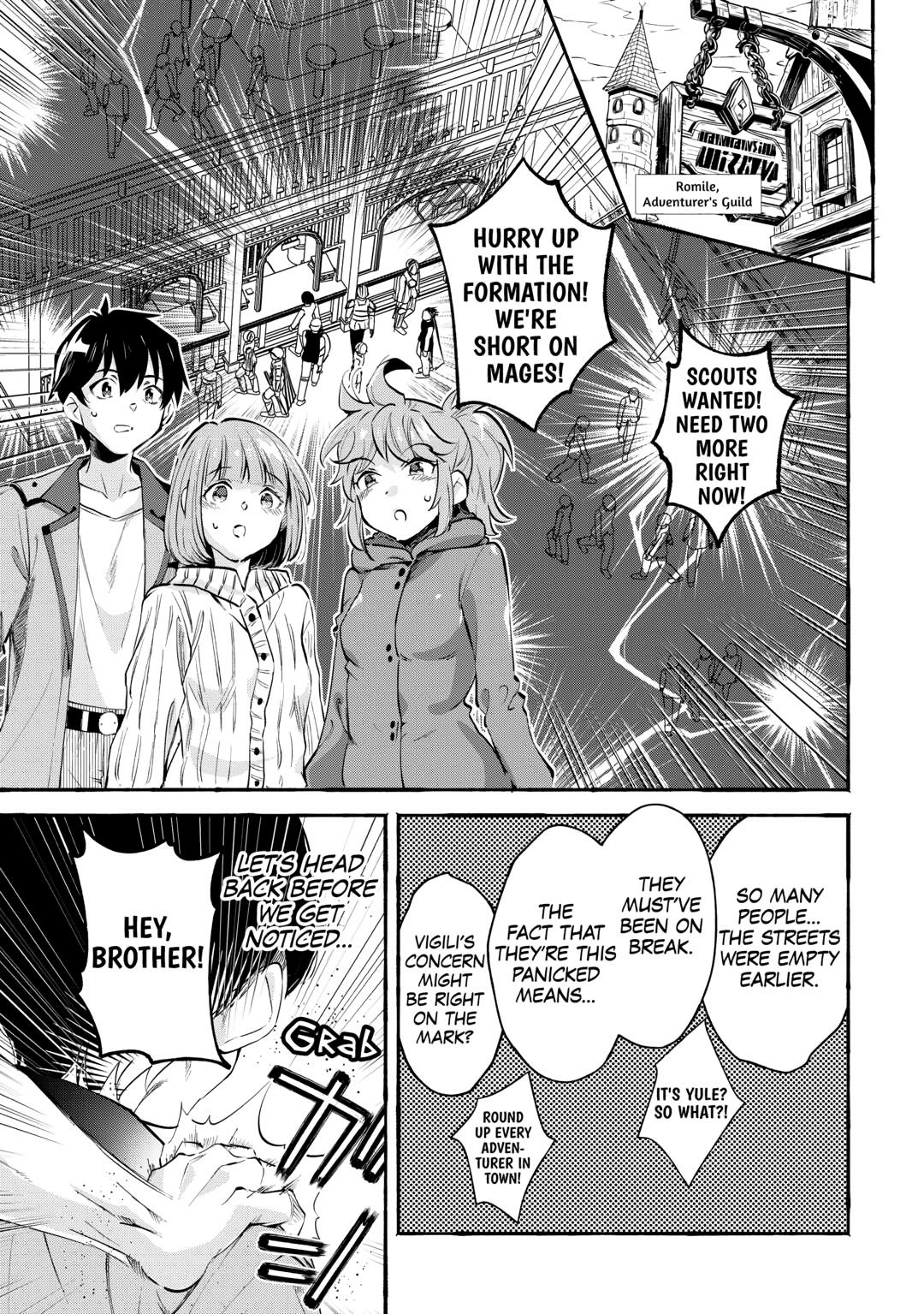 Ochikobore “1” Mahou Tsukai wa, Kyou mo Muishiki ni Cheat wo Tsukau Chapter 39 - Page 17 in English