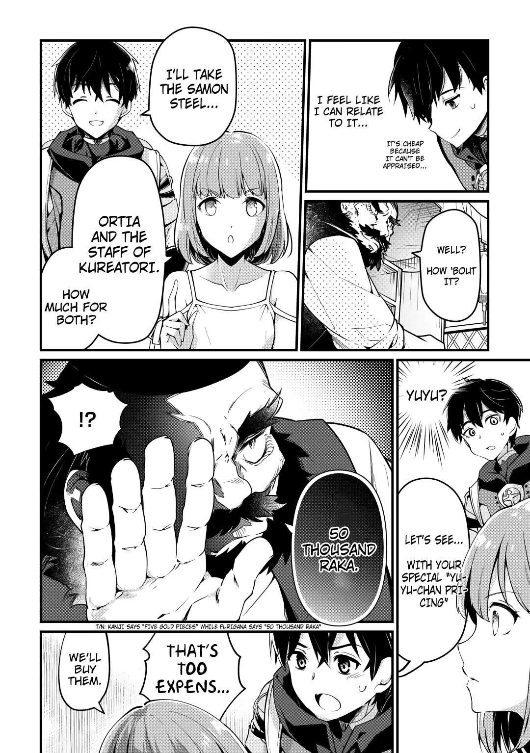 Ochikobore “1” Mahou Tsukai wa, Kyou mo Muishiki ni Cheat wo Tsukau Chapter 5 - Page 6 in English