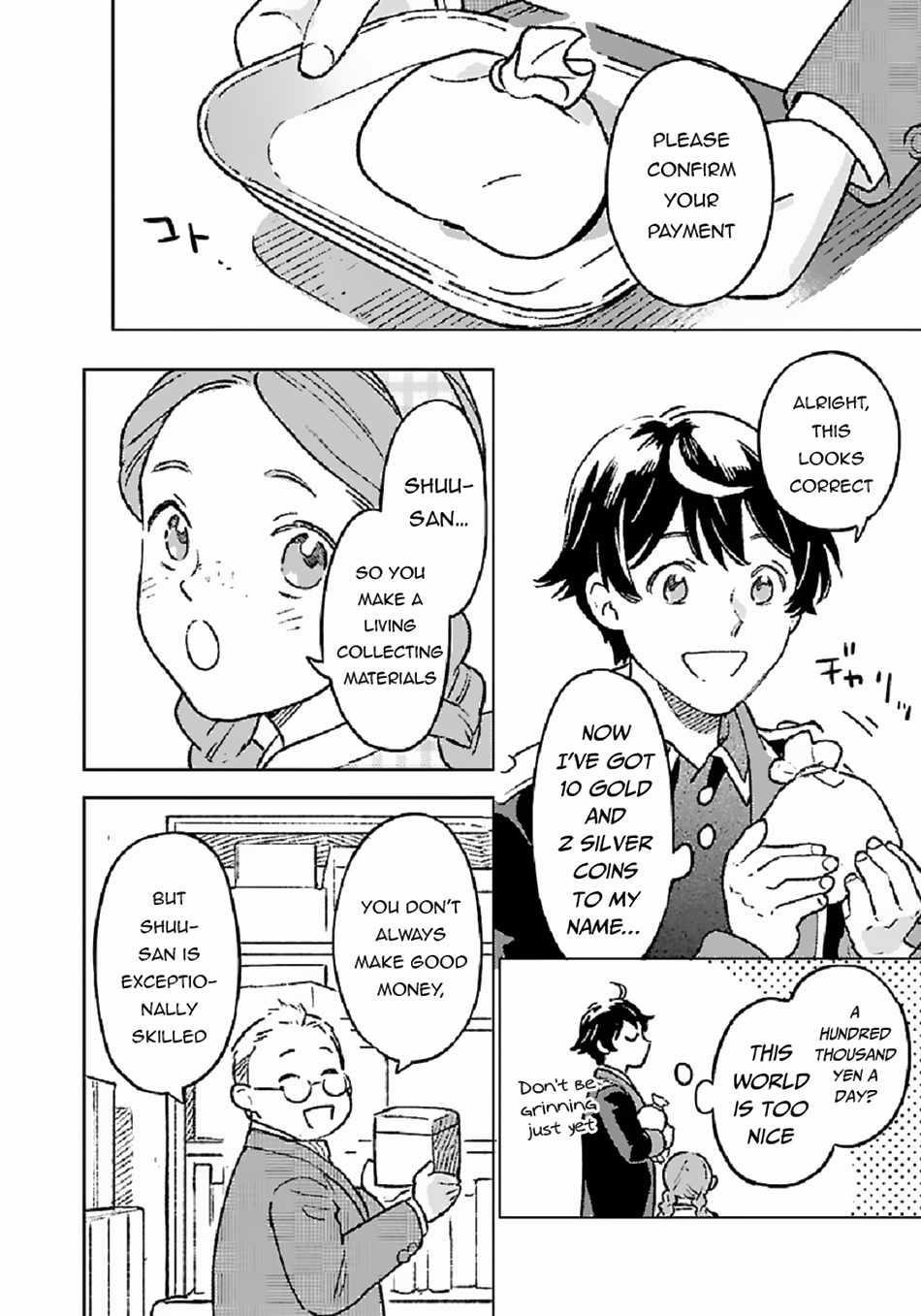 Living a Carefree Life Collecting Raw Materials in Another World Chapter 5 - Page 16 in English