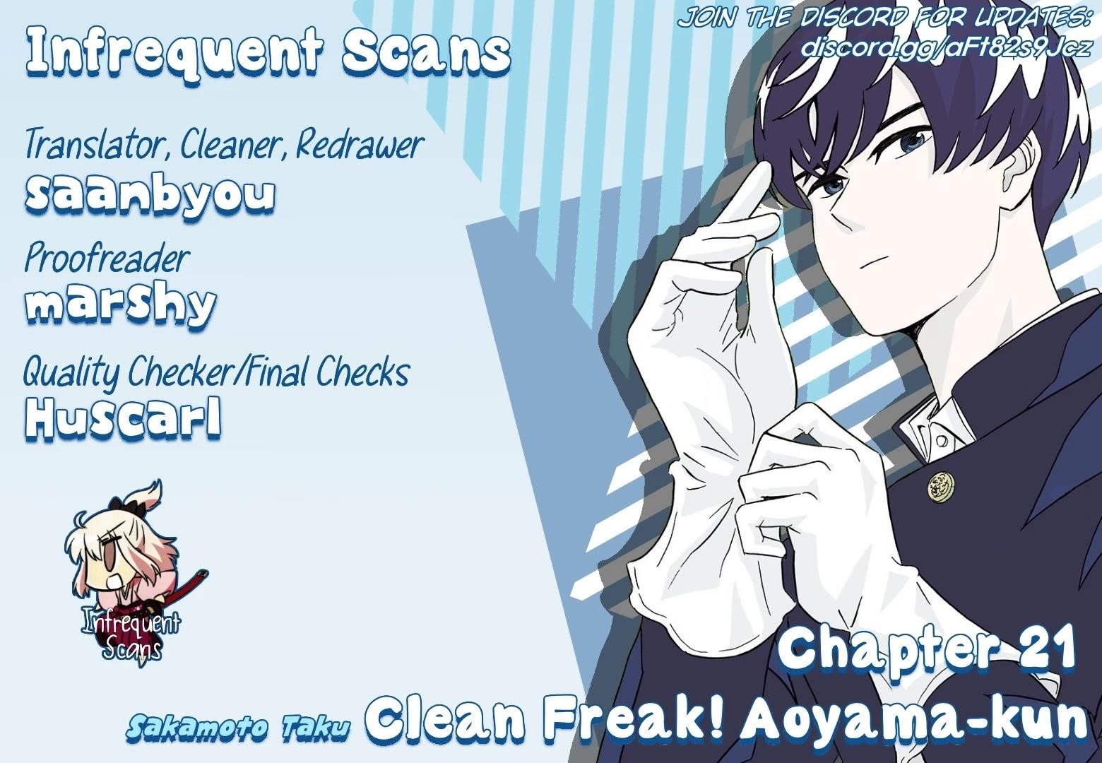 Clean Freak! Aoyama-kun Chapter 21 - Page 21 in English