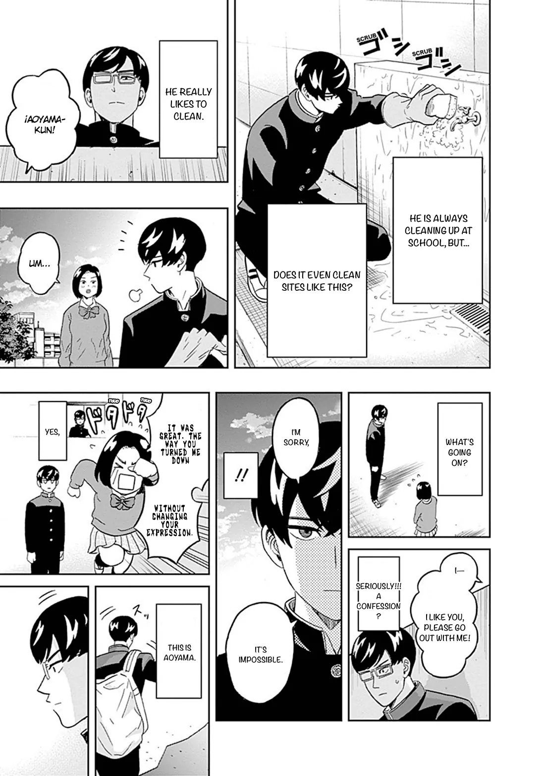 Clean Freak! Aoyama-kun Chapter 36 - Page 11 in English
