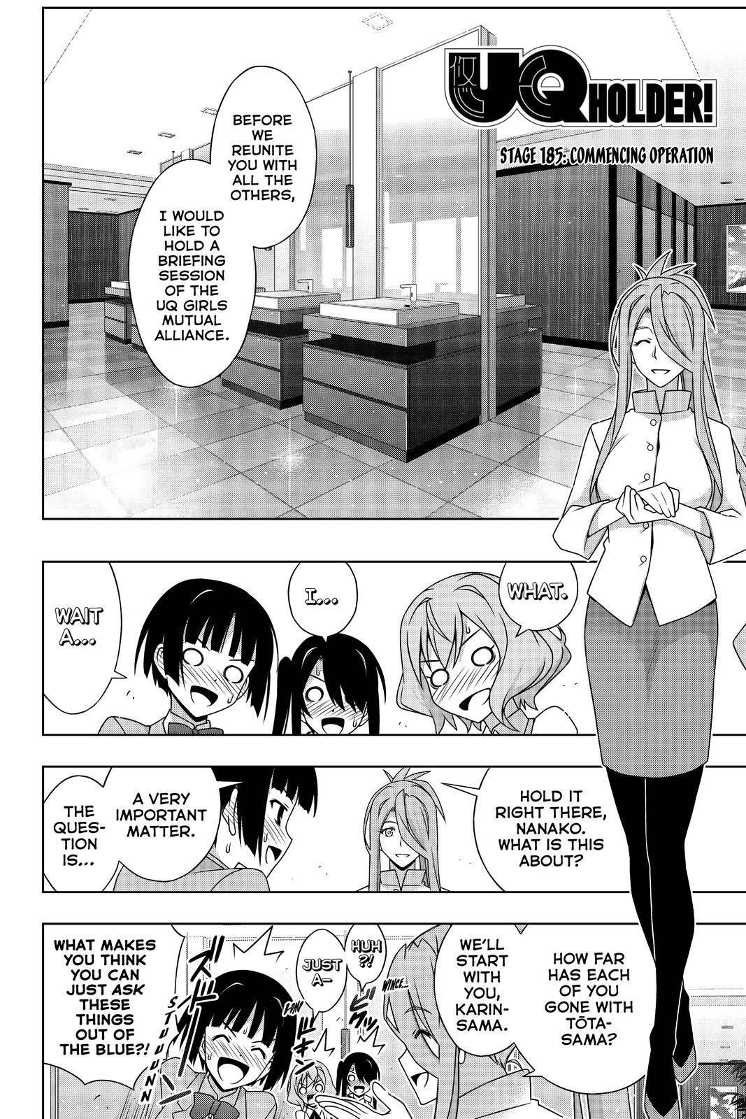 UQ Holder! Chapter 185 - Page 3 in English
