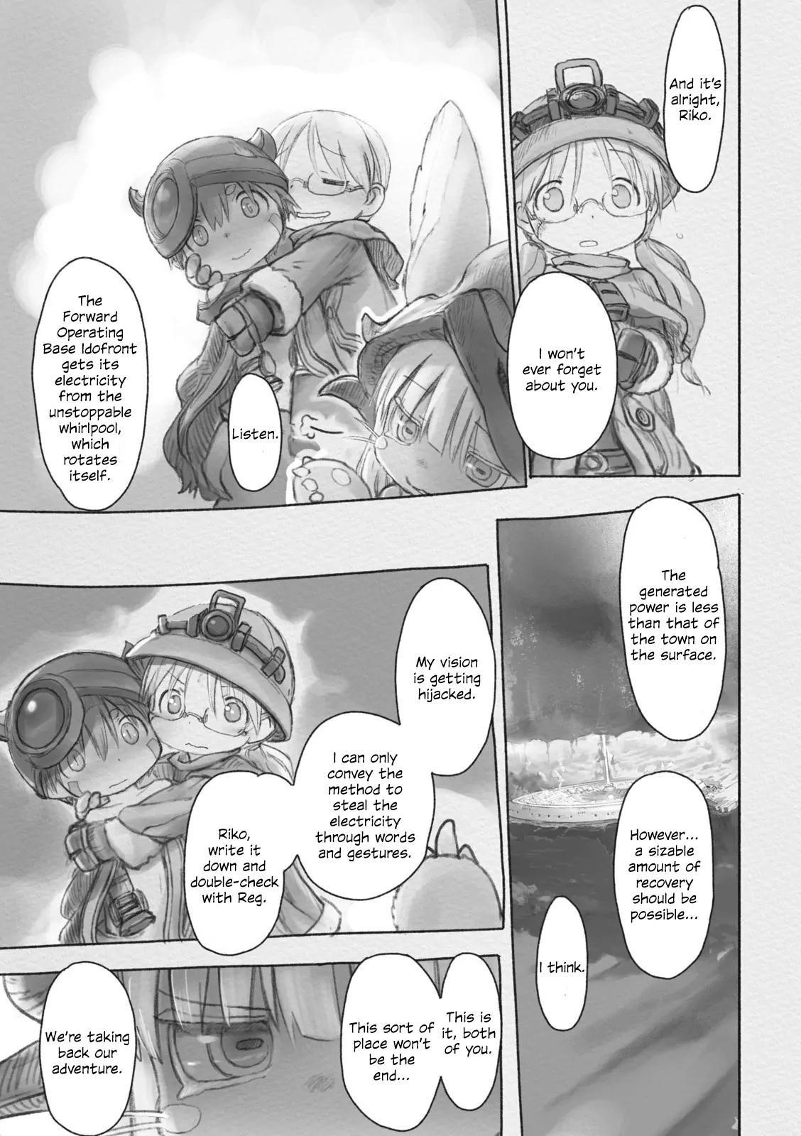 Made In Abyss Chapter 33 - Page 22 in English