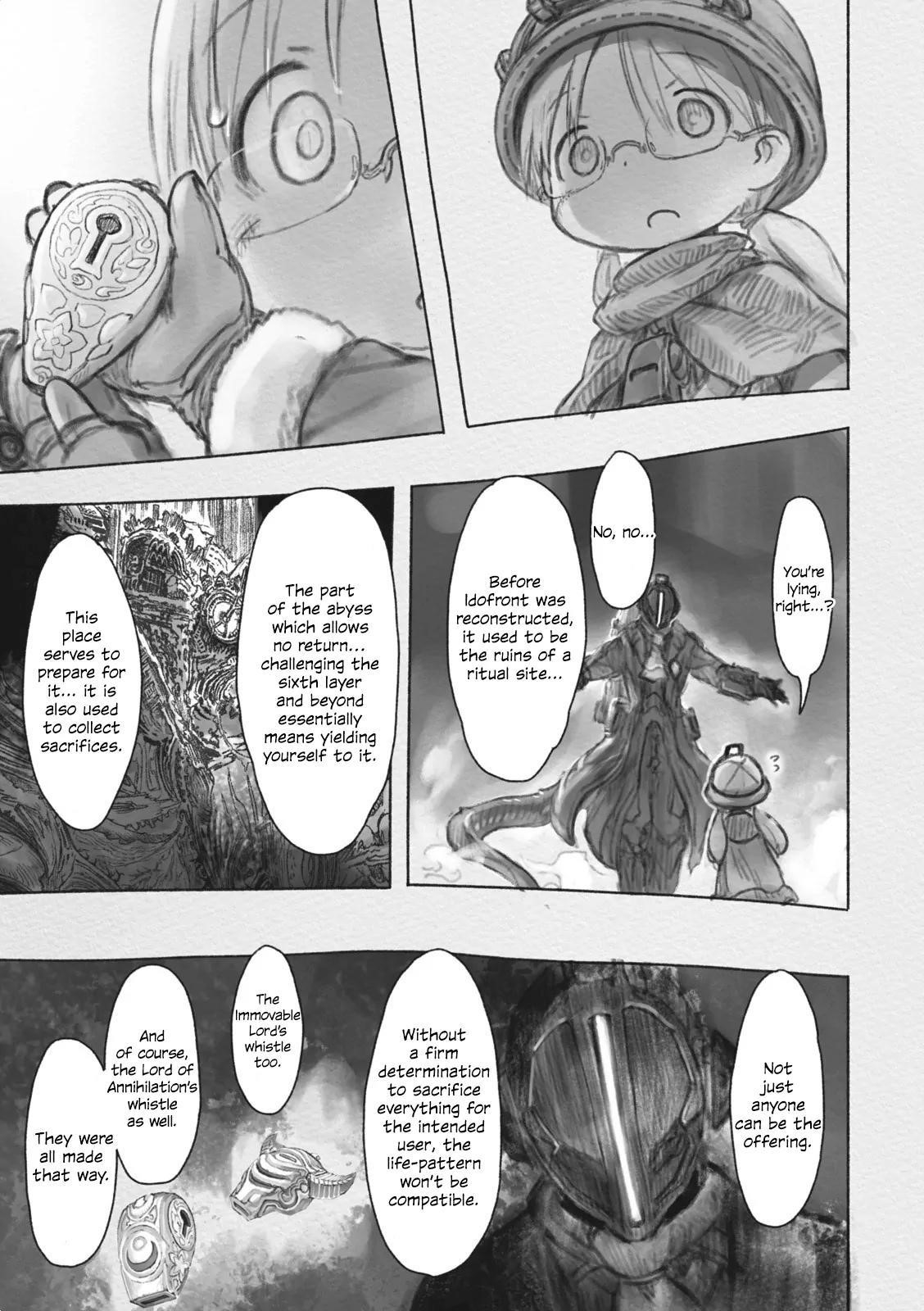 Made In Abyss Chapter 34 - Page 13 in English