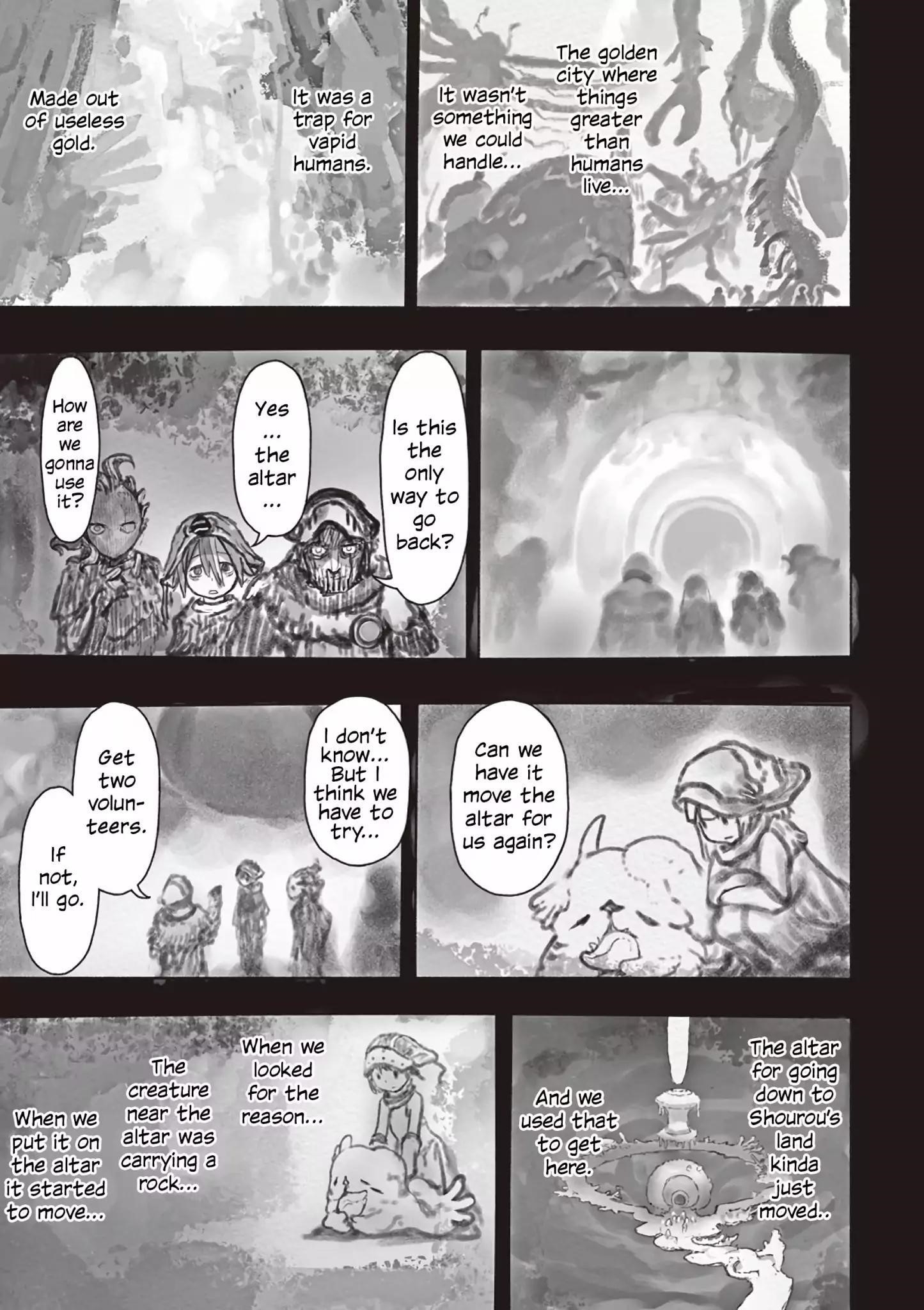 Made In Abyss Chapter 47 - Page 12 in English