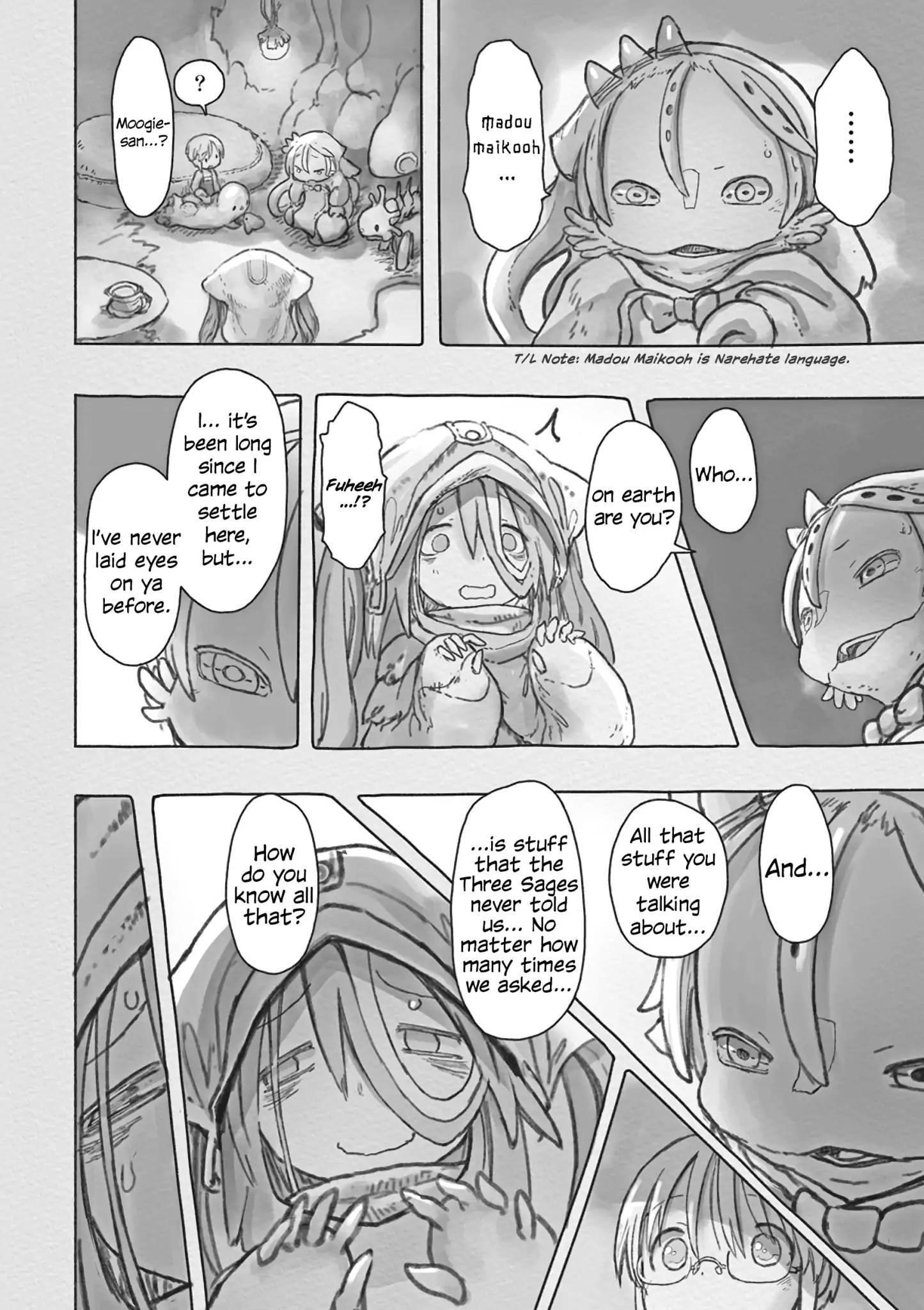 Made In Abyss Chapter 47 - Page 15 in English