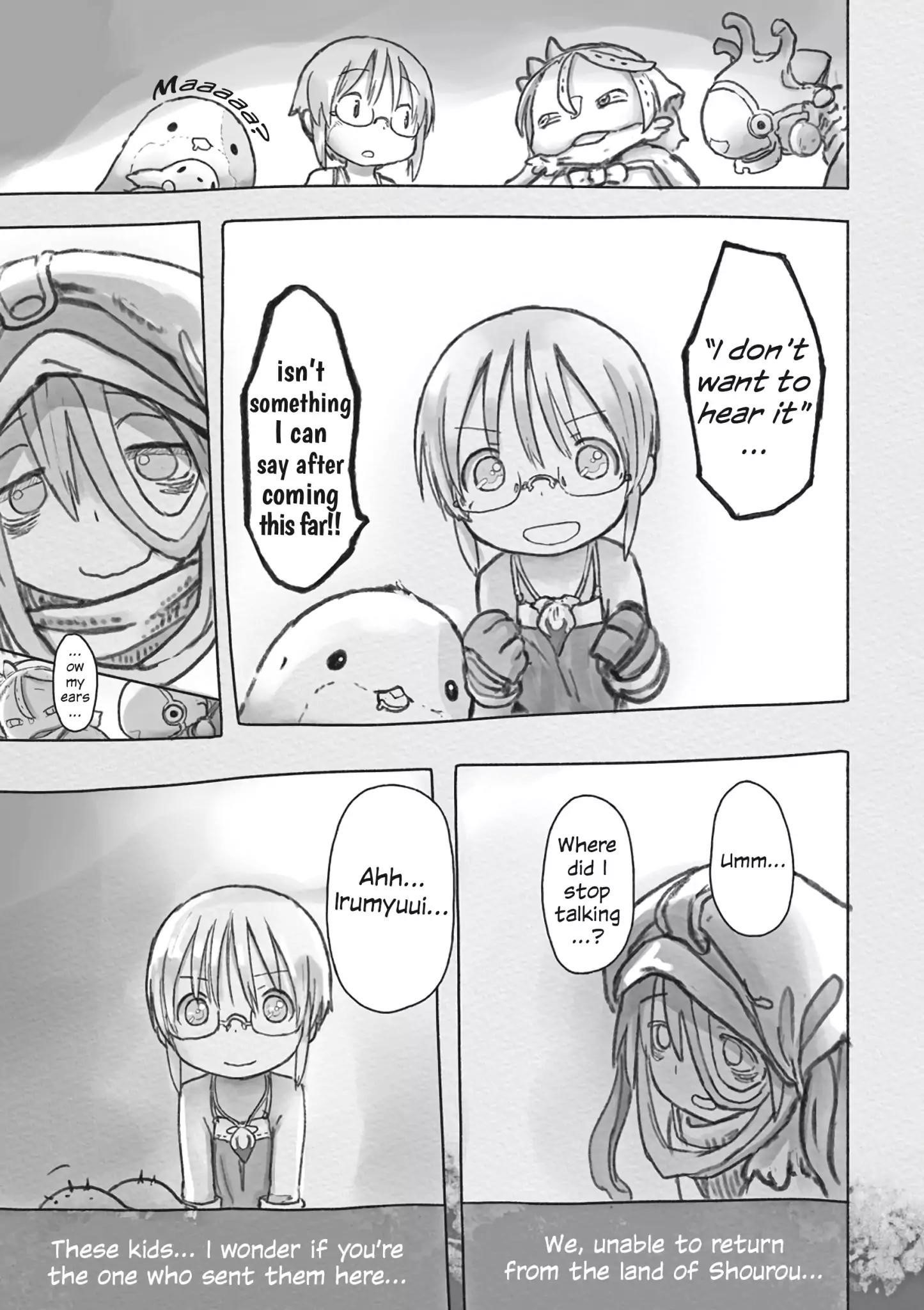 Made In Abyss Chapter 47 - Page 18 in English