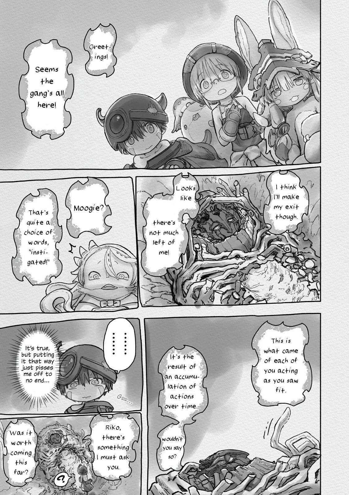 Made In Abyss Chapter 58 - Page 15 in English