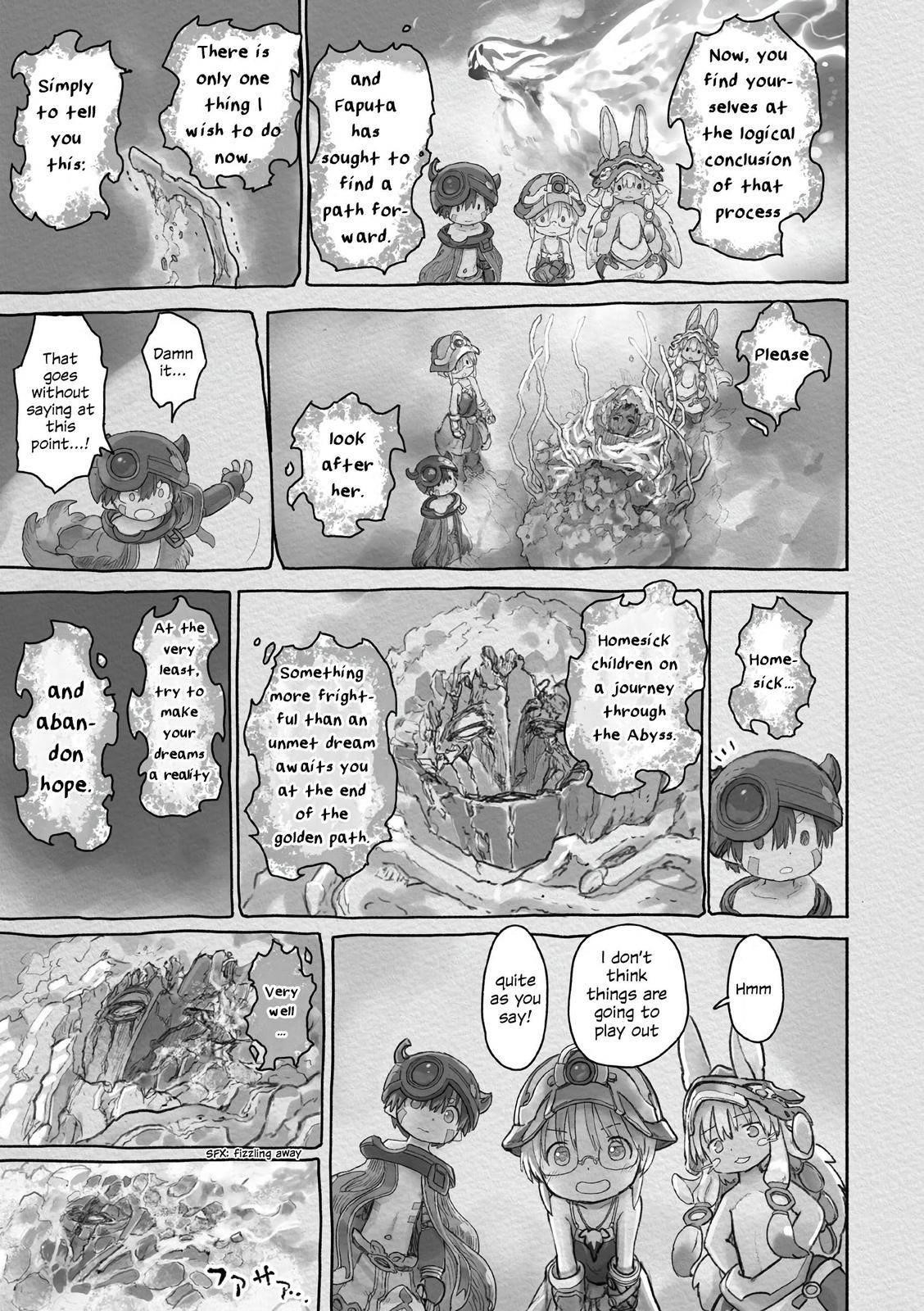 Made In Abyss Chapter 58 - Page 19 in English