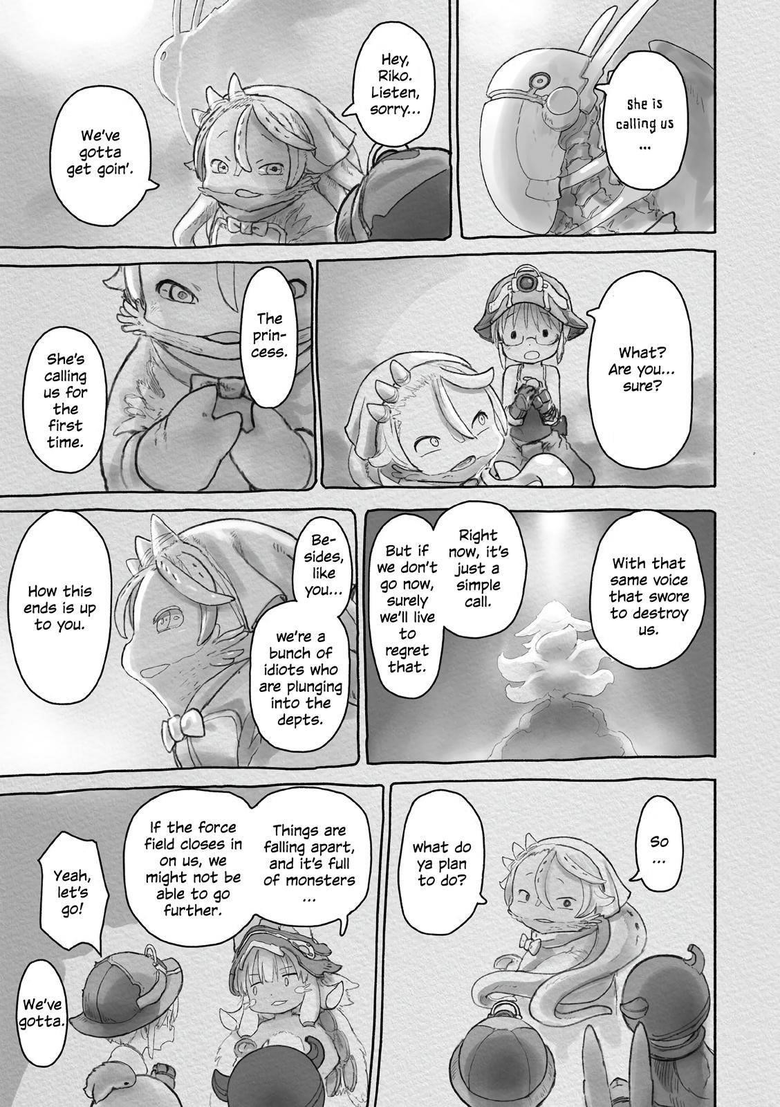 Made In Abyss Chapter 58 - Page 21 in English