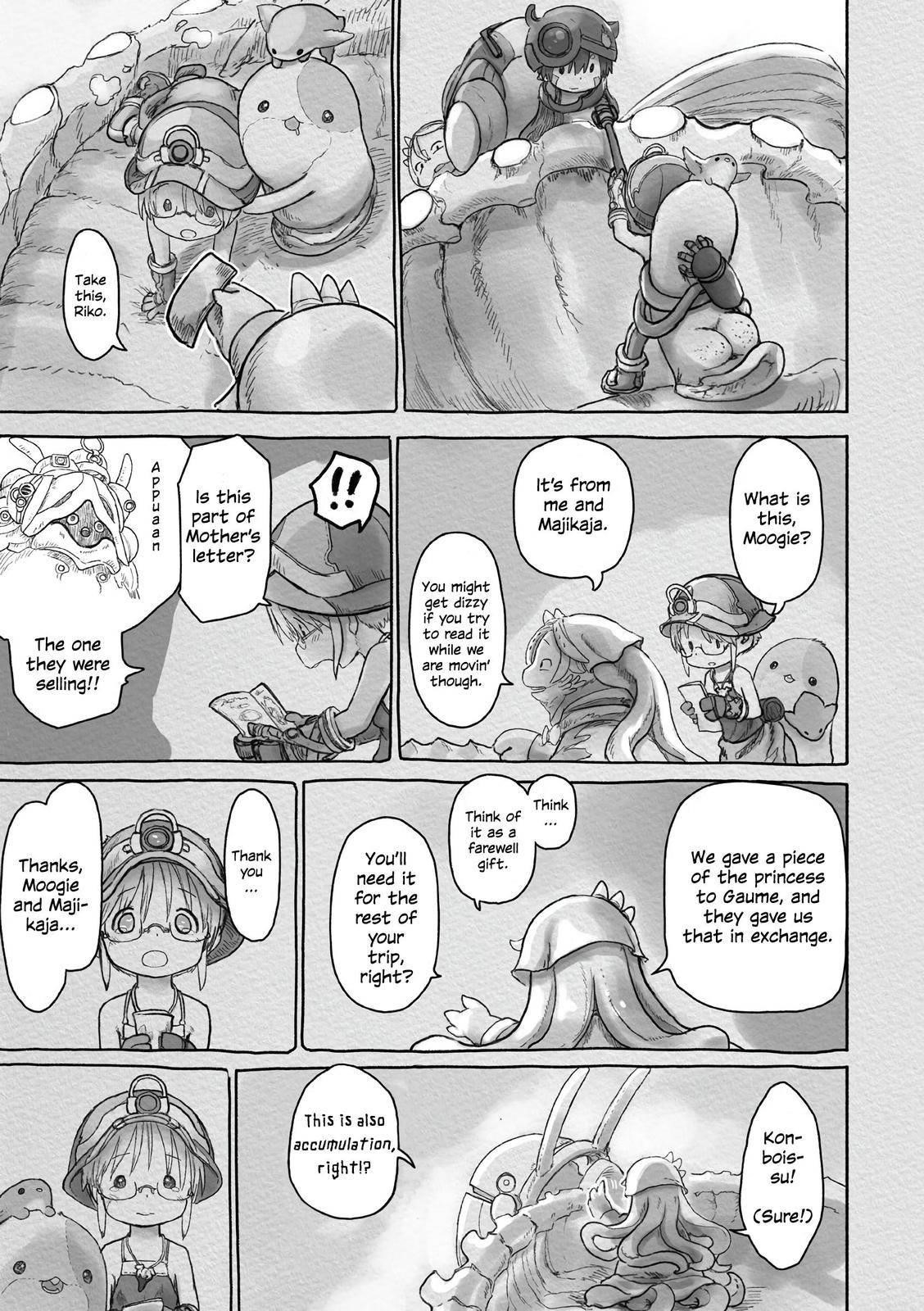 Made In Abyss Chapter 58 - Page 23 in English