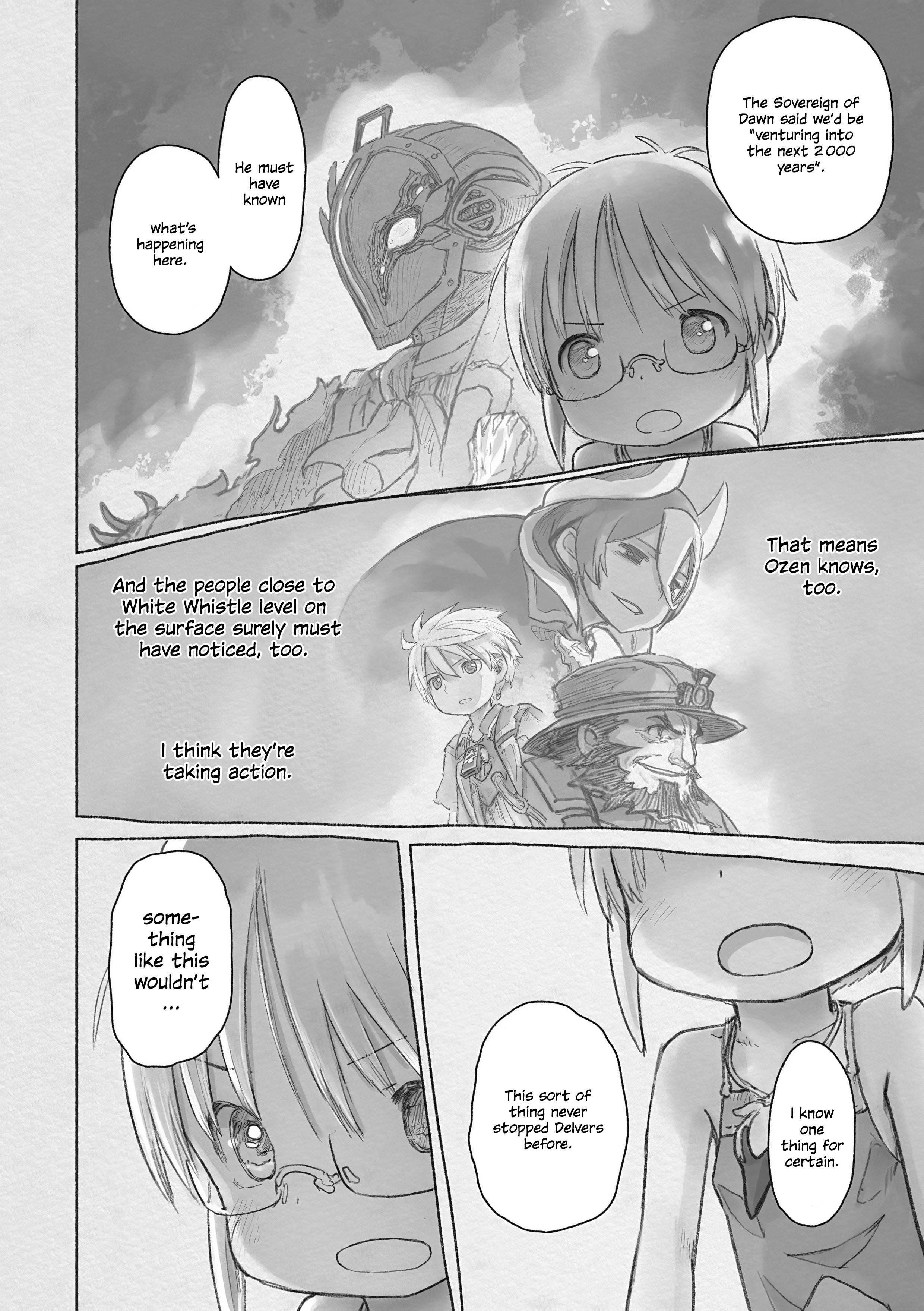 Made In Abyss Chapter 62 - Page 12 in English