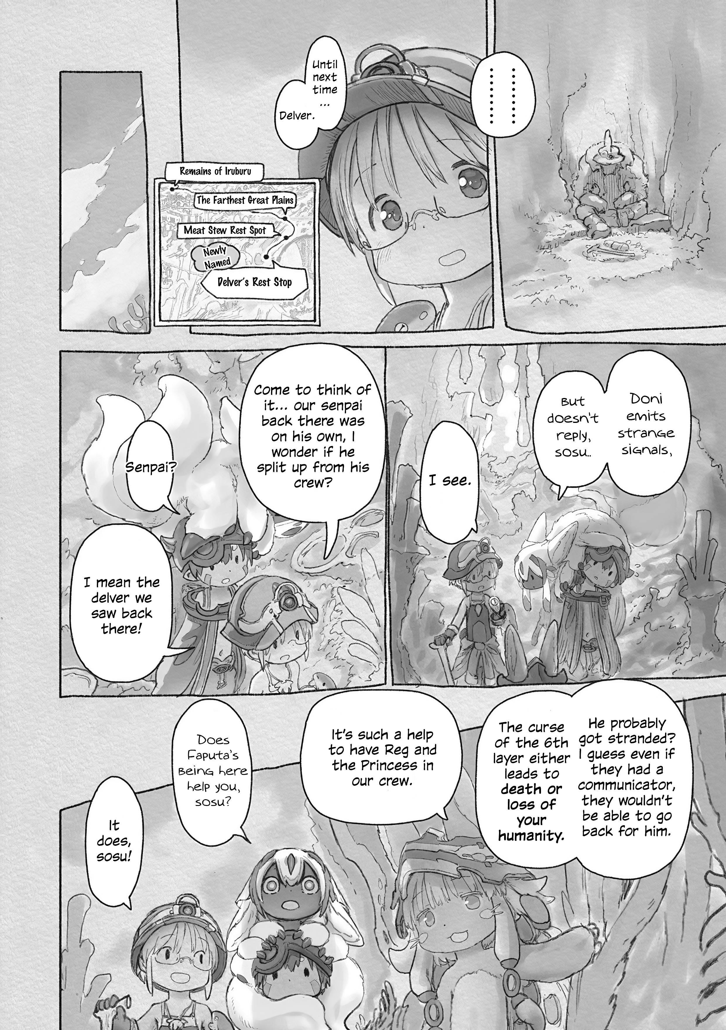 Made In Abyss Chapter 62 - Page 22 in English