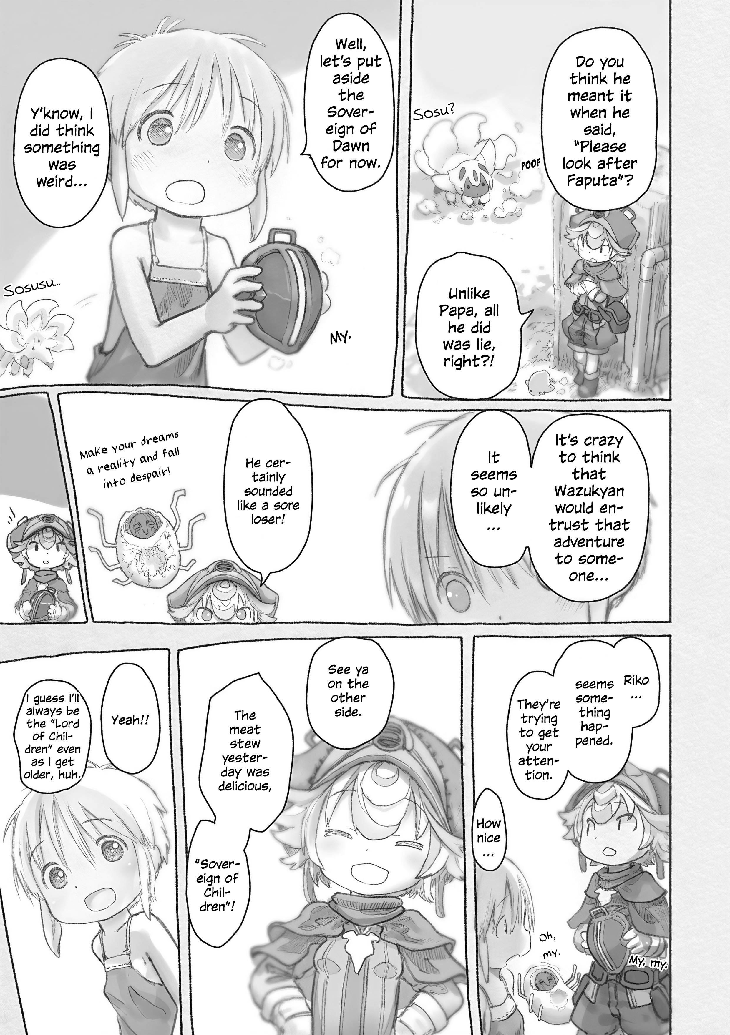 Made In Abyss Chapter 62 - Page 7 in English