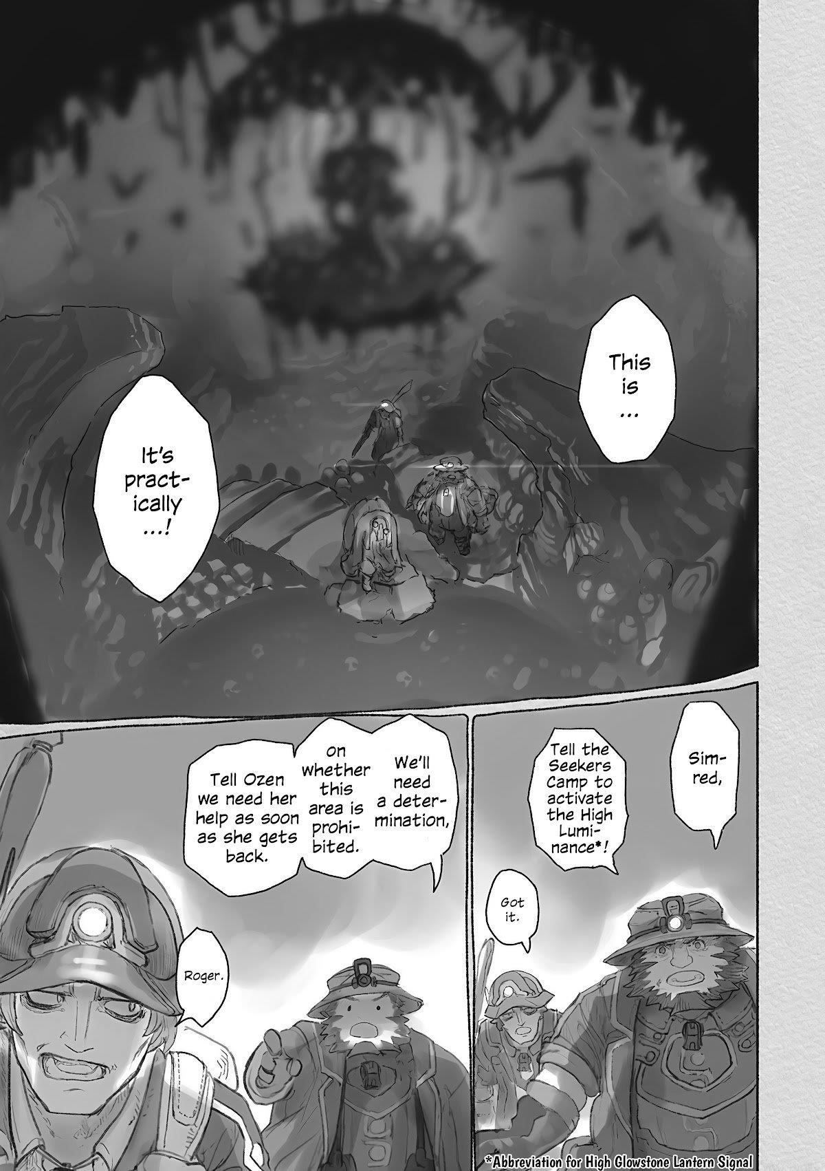 Made In Abyss Chapter 63 - Page 33 in English
