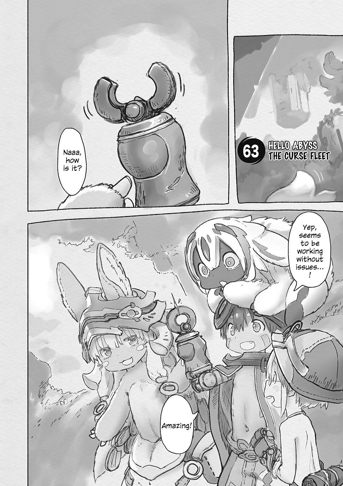 Made In Abyss Chapter 63 - Page 56 in English