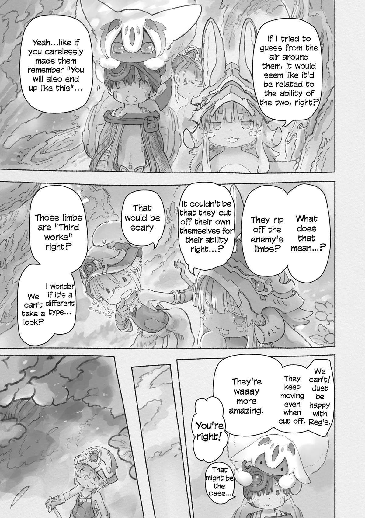 Made In Abyss Chapter 66 - Page 22 in English