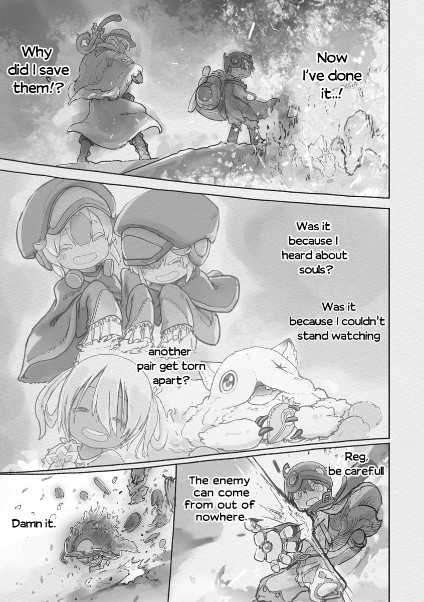 Made In Abyss Chapter 67 - Page 38 in English