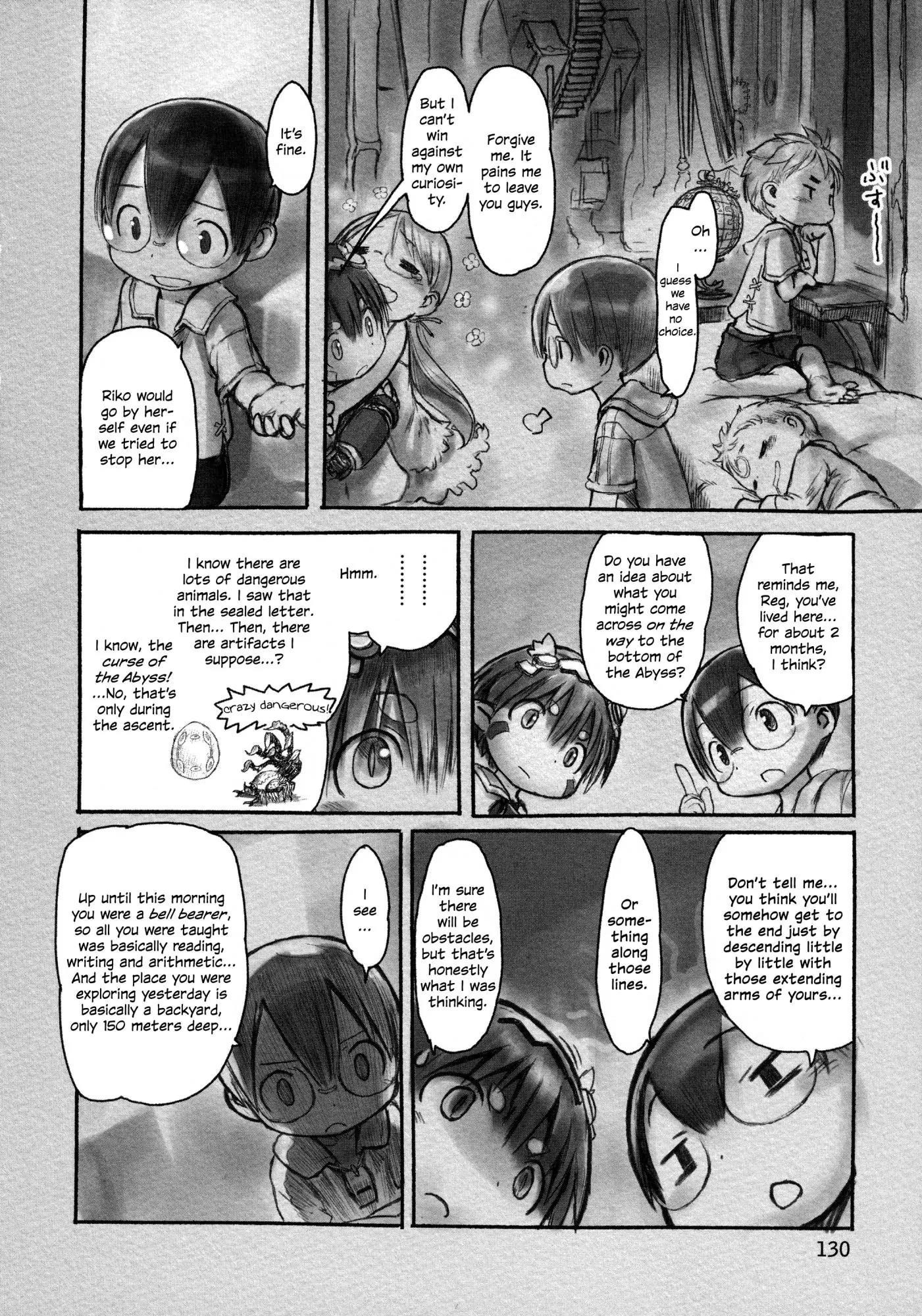 Made In Abyss Chapter 7 - Page 8 in English
