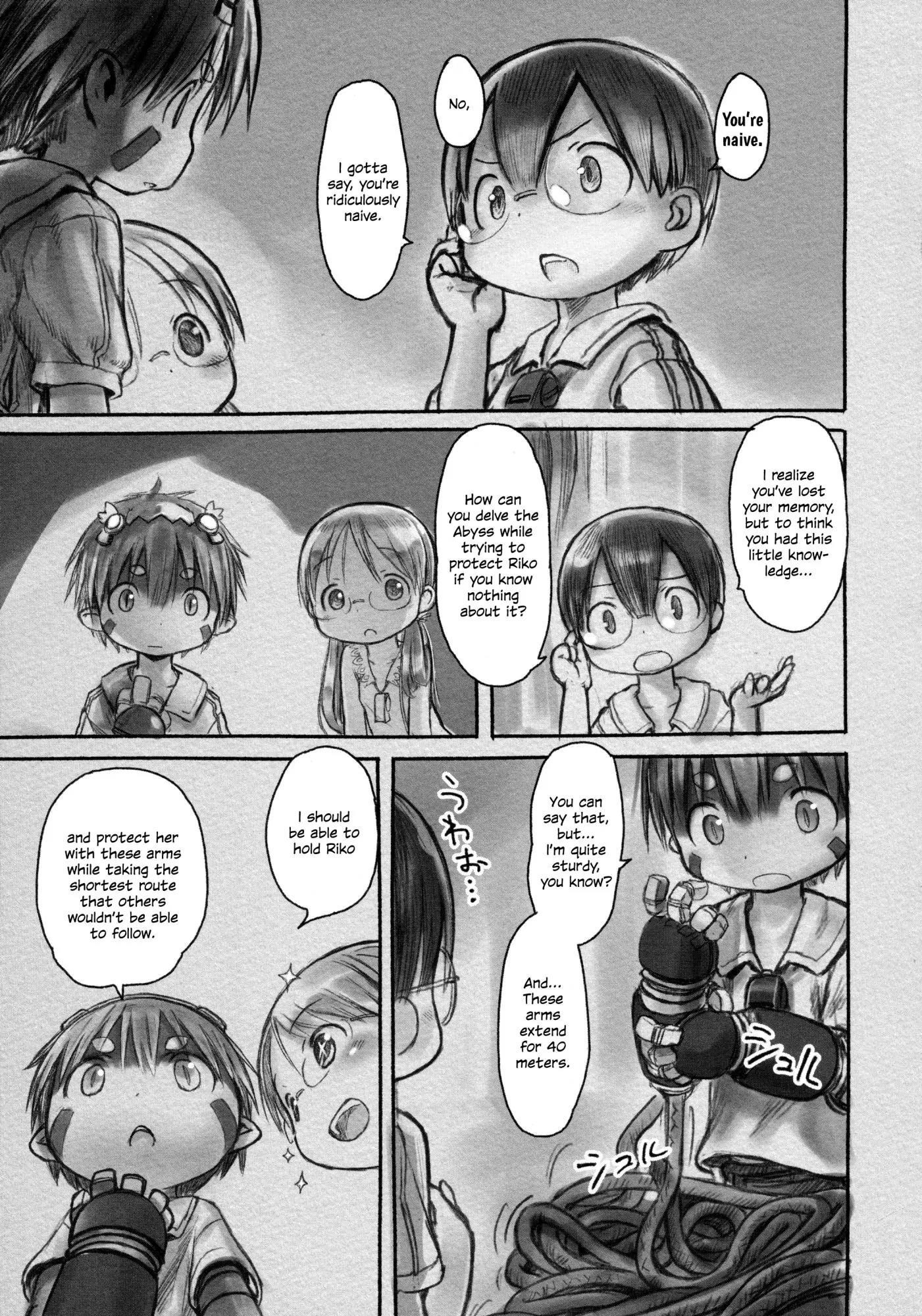 Made In Abyss Chapter 7 - Page 9 in English