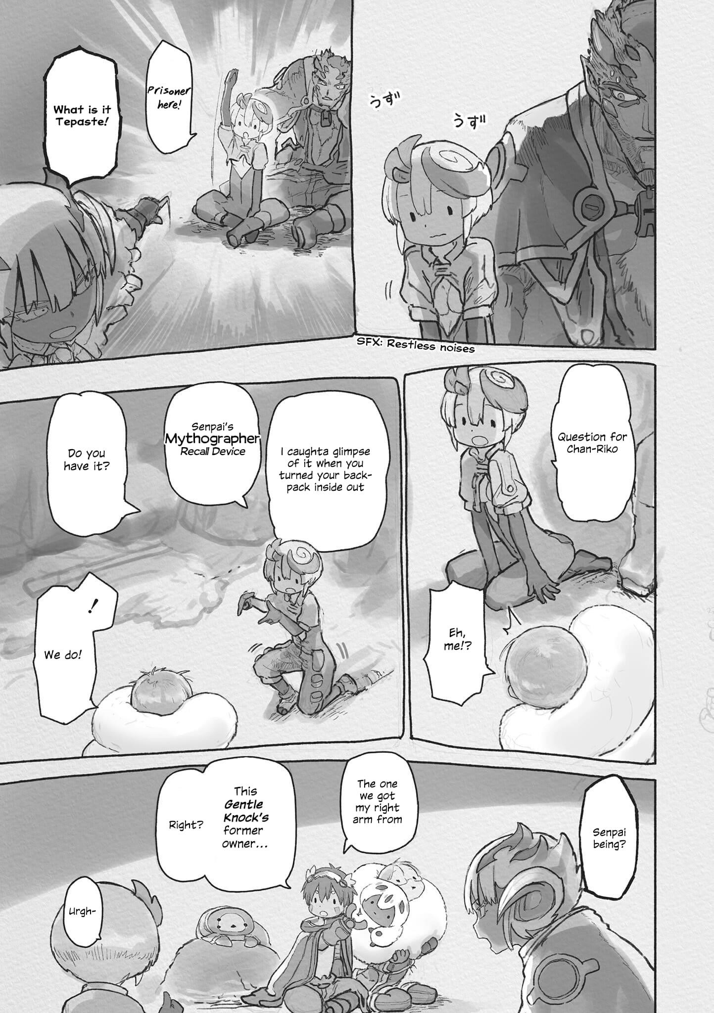 Made In Abyss Chapter 71 - Page 57 in English