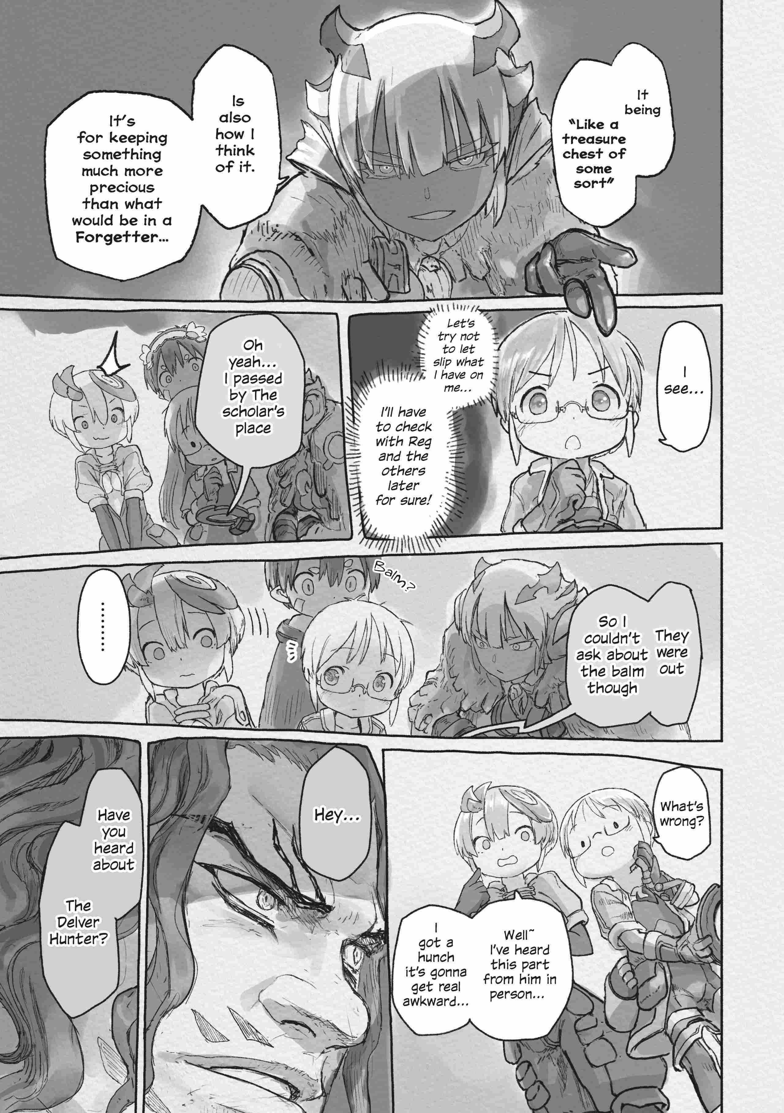 Made In Abyss Chapter 72 - Page 19 in English