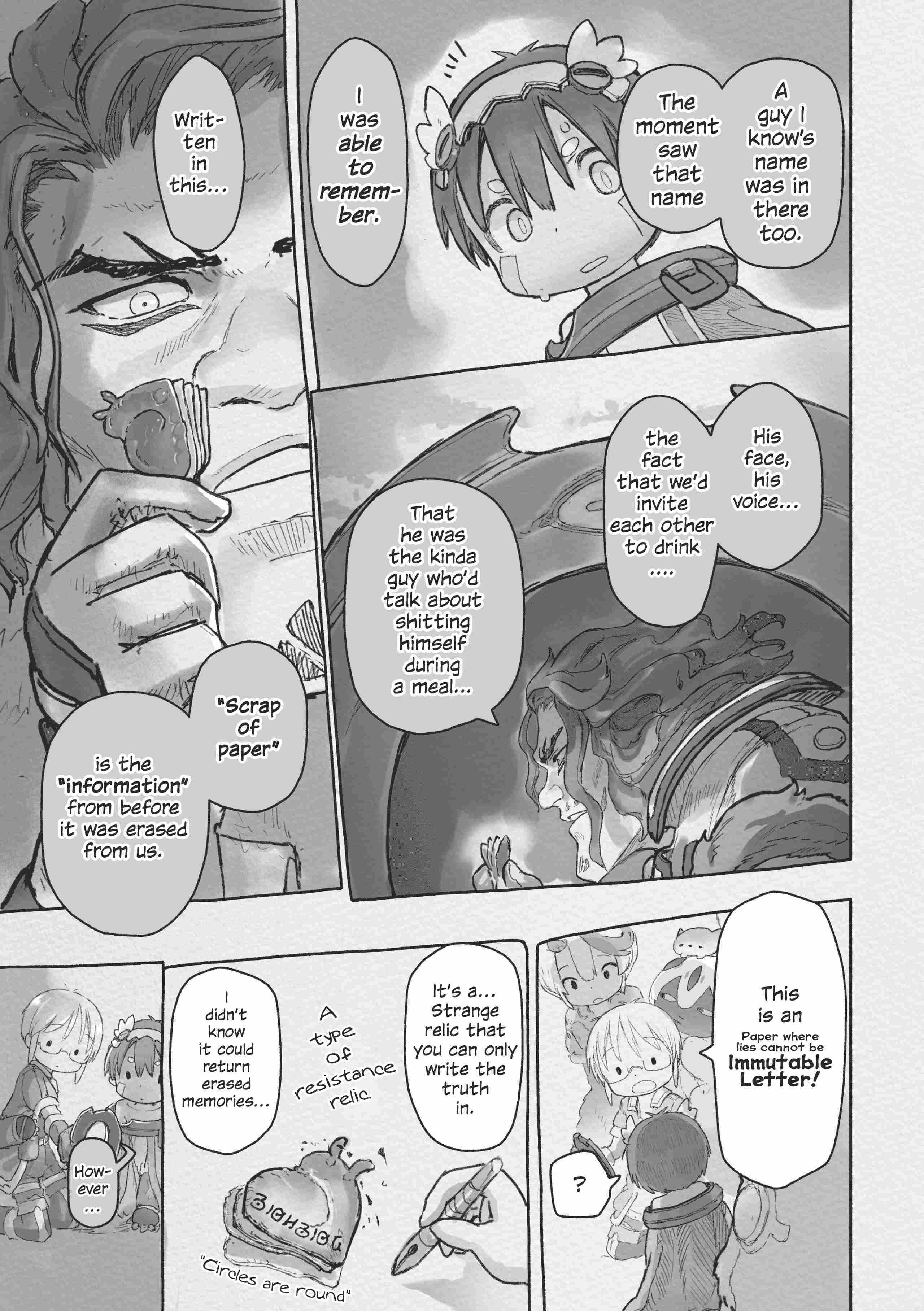 Made In Abyss Chapter 72 - Page 23 in English