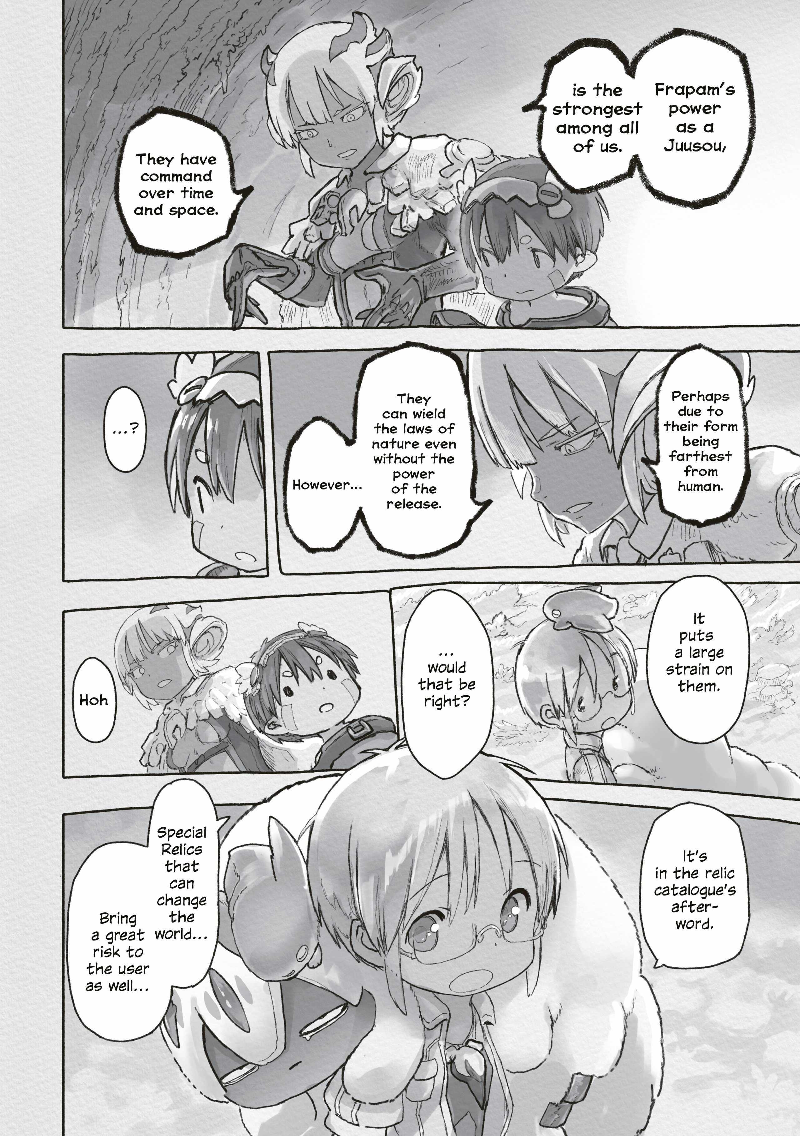 Made In Abyss Chapter 72 - Page 38 in English