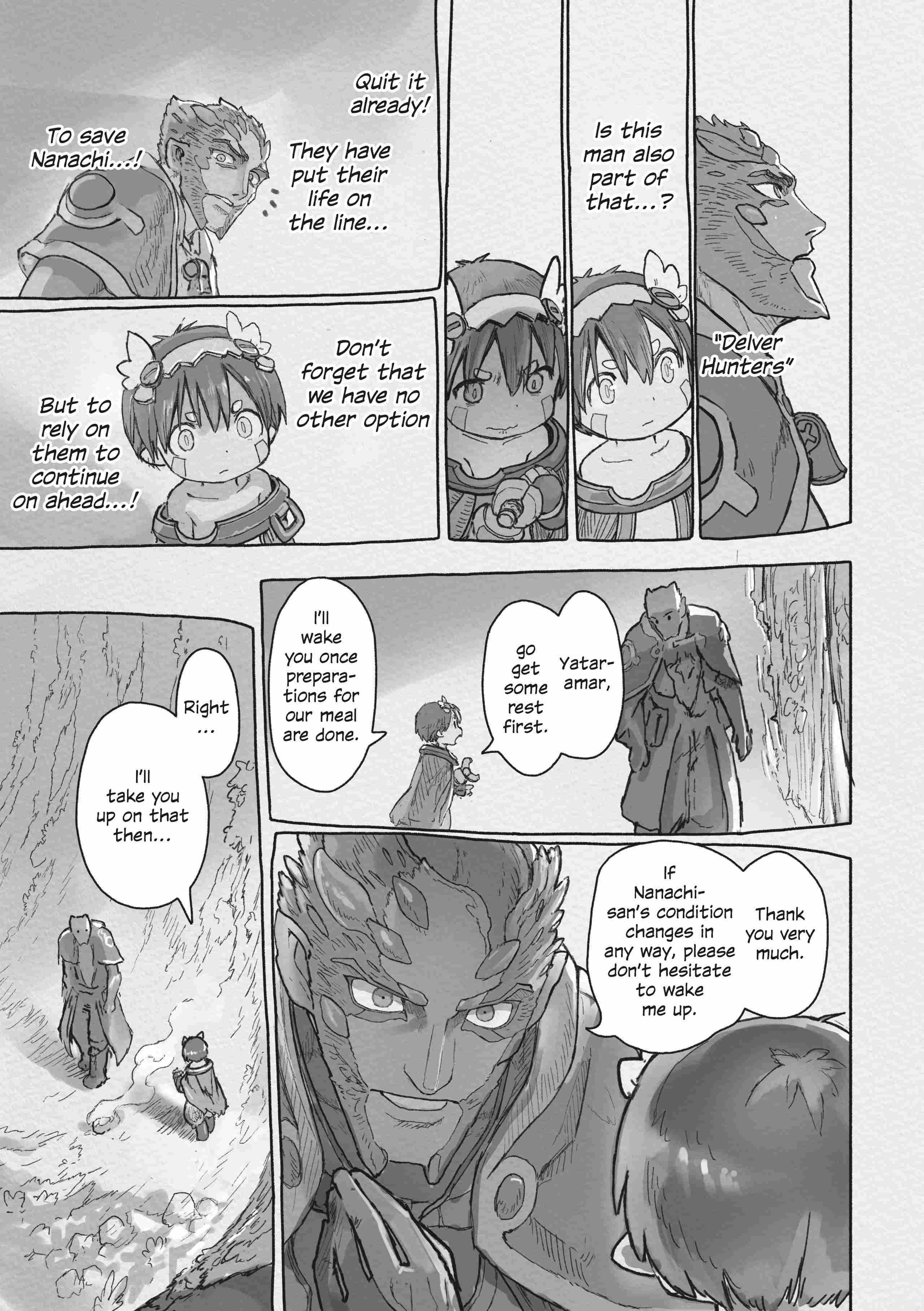 Made In Abyss Chapter 72 - Page 45 in English