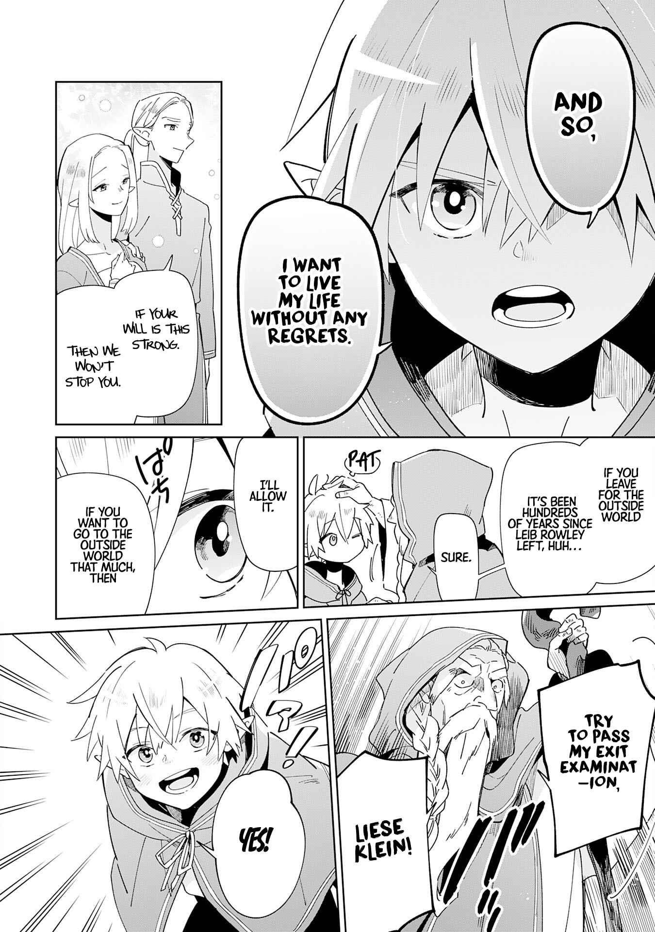 The Reincarnated Elf Left on a Journey to Master His Magic and With His Extra Lifespan Became a Living Legend Chapter 1 - Page 12 in English