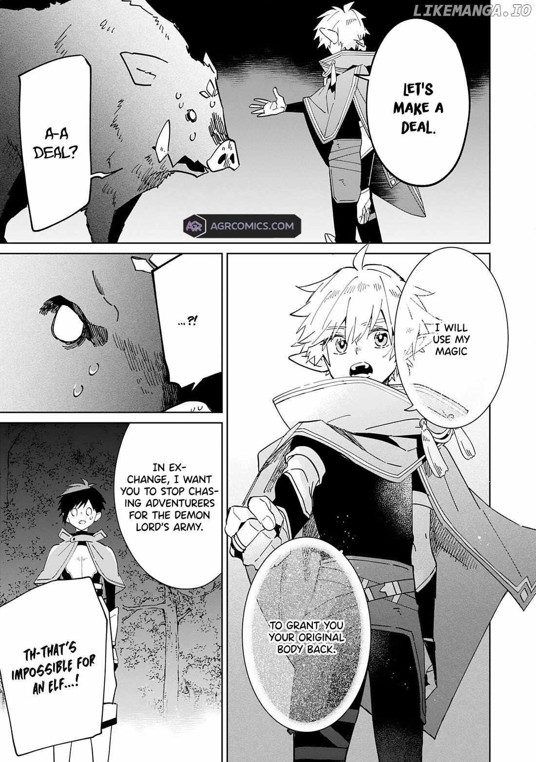 The Reincarnated Elf Left on a Journey to Master His Magic and With His Extra Lifespan Became a Living Legend Chapter 10 - Page 21 in English