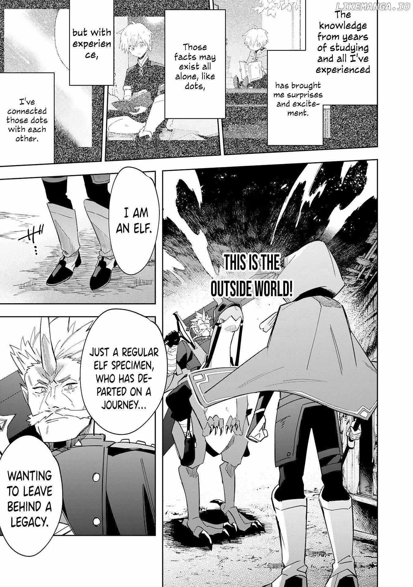 The Reincarnated Elf Left on a Journey to Master His Magic and With His Extra Lifespan Became a Living Legend Chapter 16 - Page 25 in English