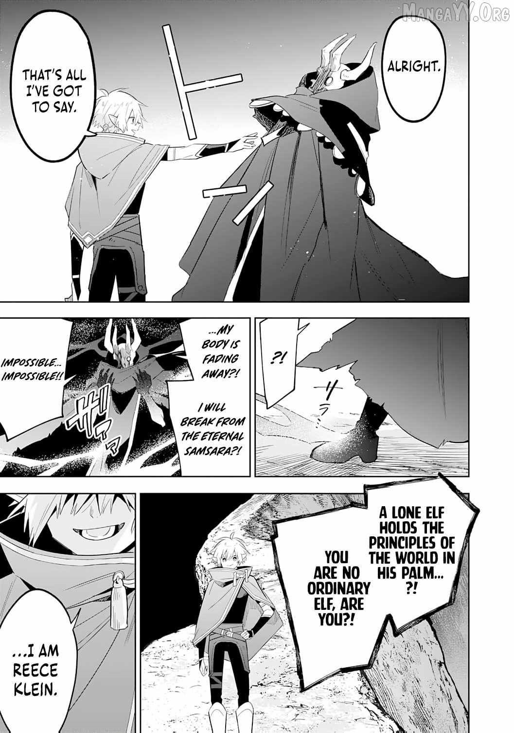 The Reincarnated Elf Left on a Journey to Master His Magic and With His Extra Lifespan Became a Living Legend Chapter 25 - Page 14 in English