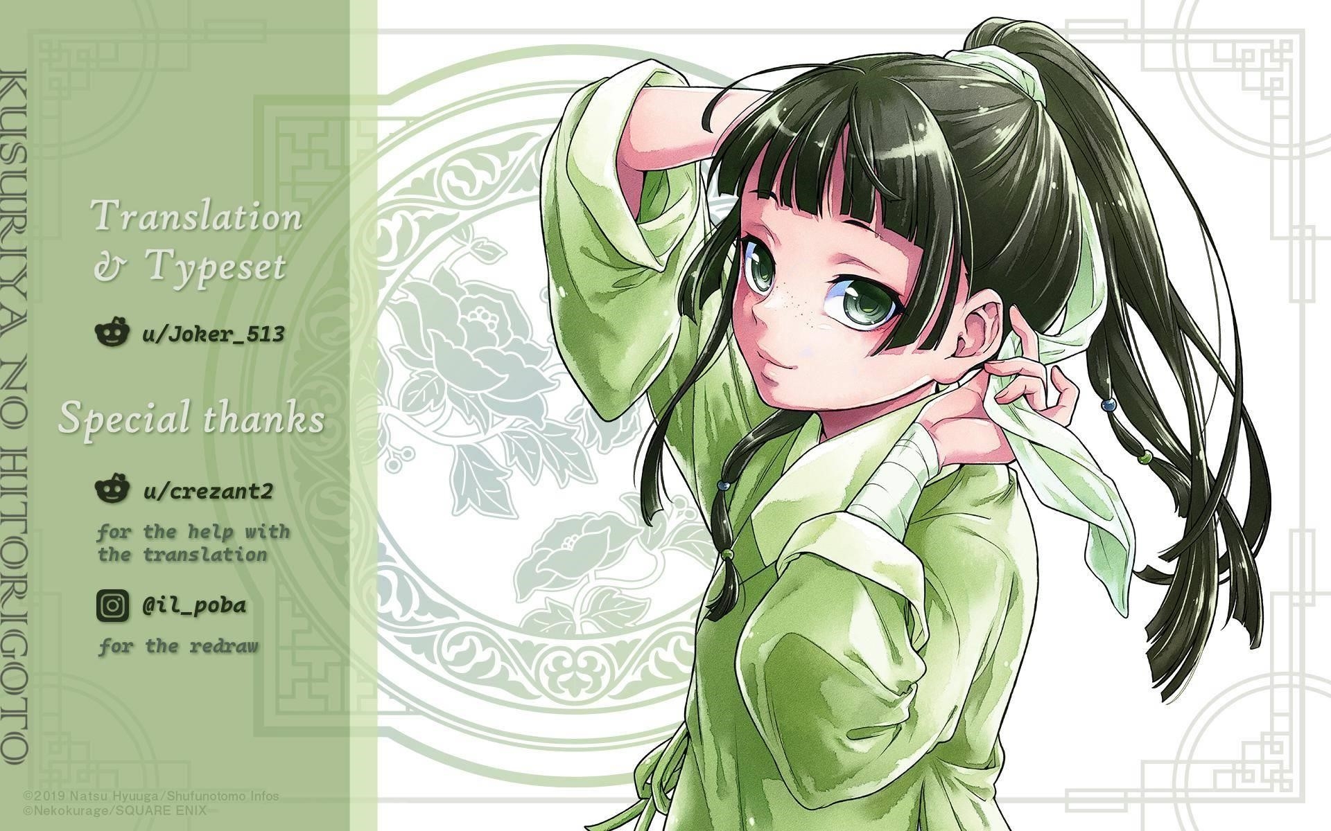Kusuriya no Hitorigoto Chapter 48 - Page 14 in English